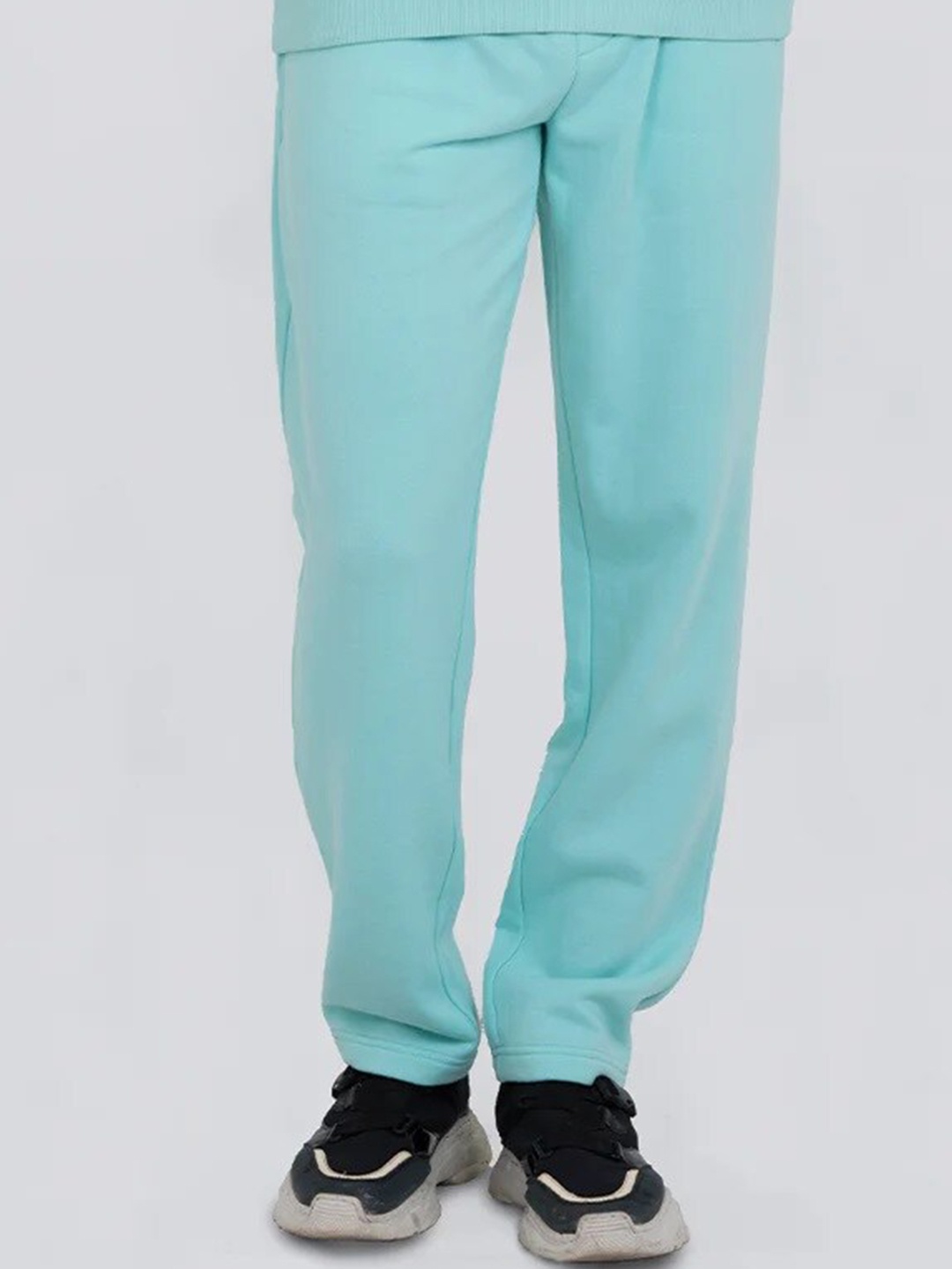 

Muvazo Unisex Mid-Rise Track Pants, Sea green