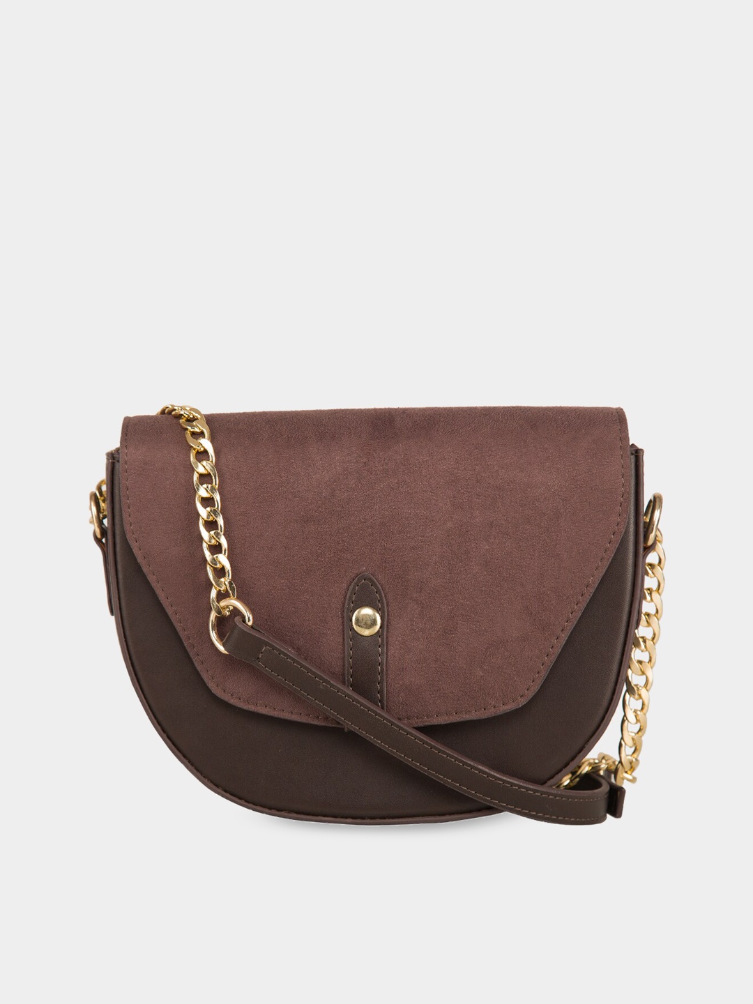 

KAAYTEE Half Moon Sling Bag, Brown