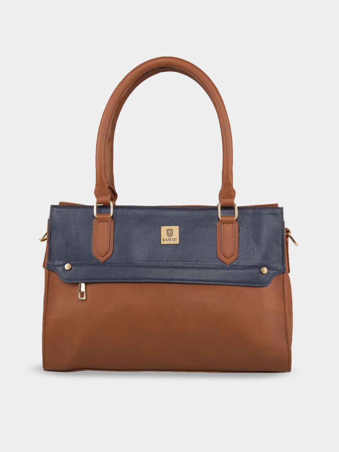 

KAAYTEE PU Structured Shoulder Bag, Tan