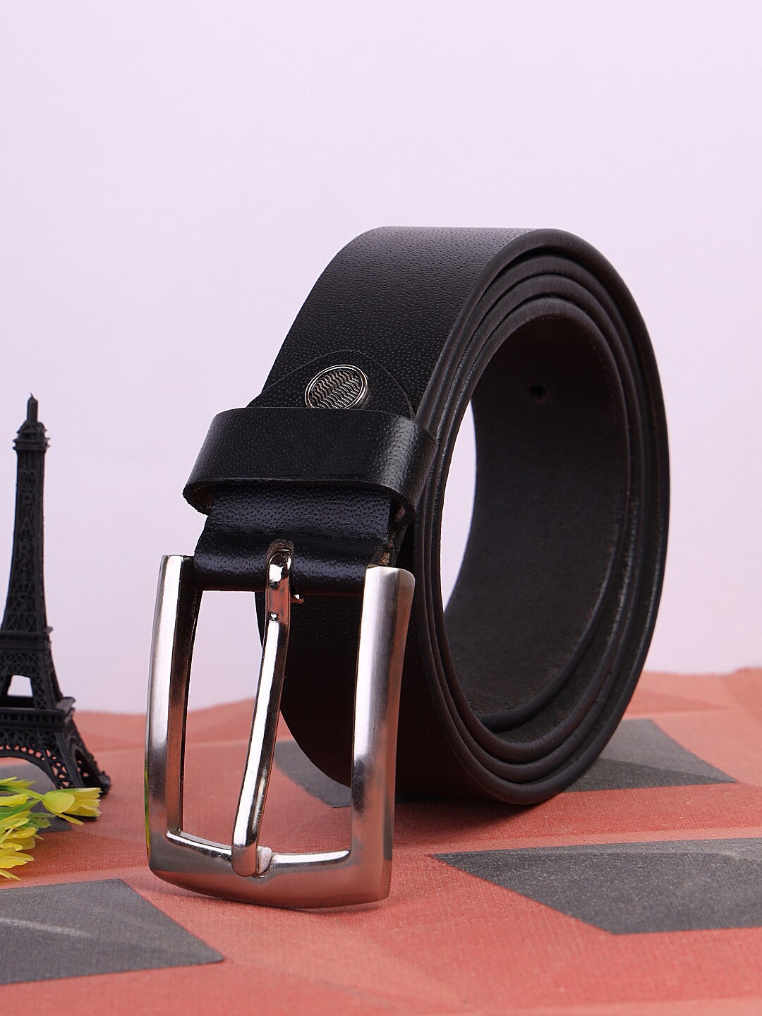 

Kastner Men Leather Formal Belt, Black