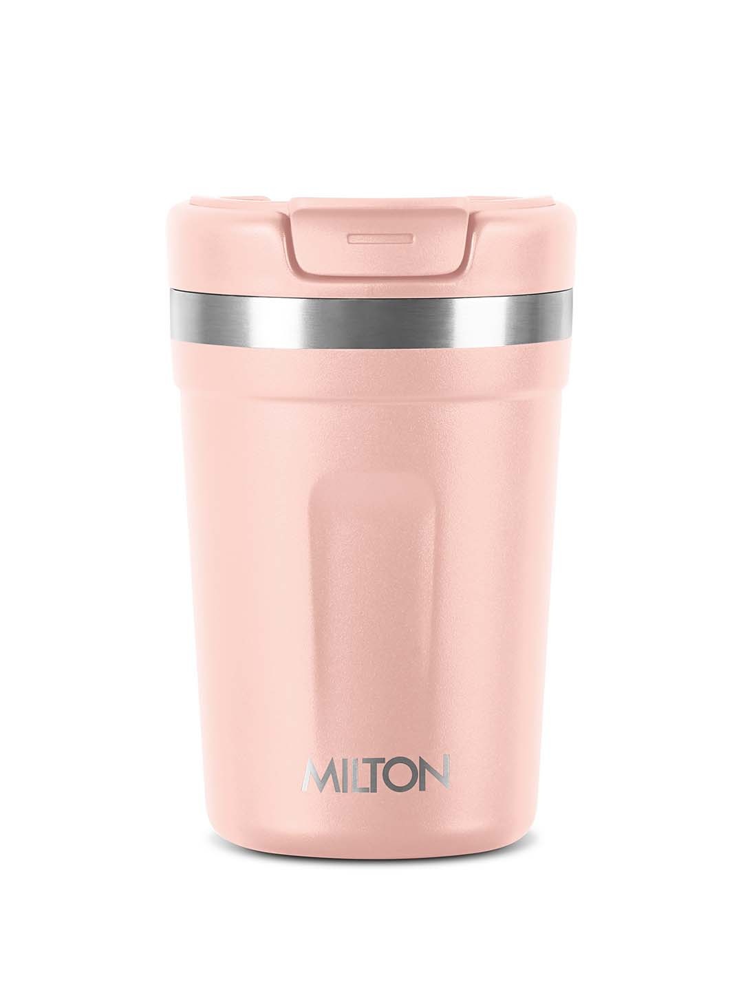 

Milton Corral 350 Peach-Coloured Thermosteel Insulated Coffee Mug - 290 ml