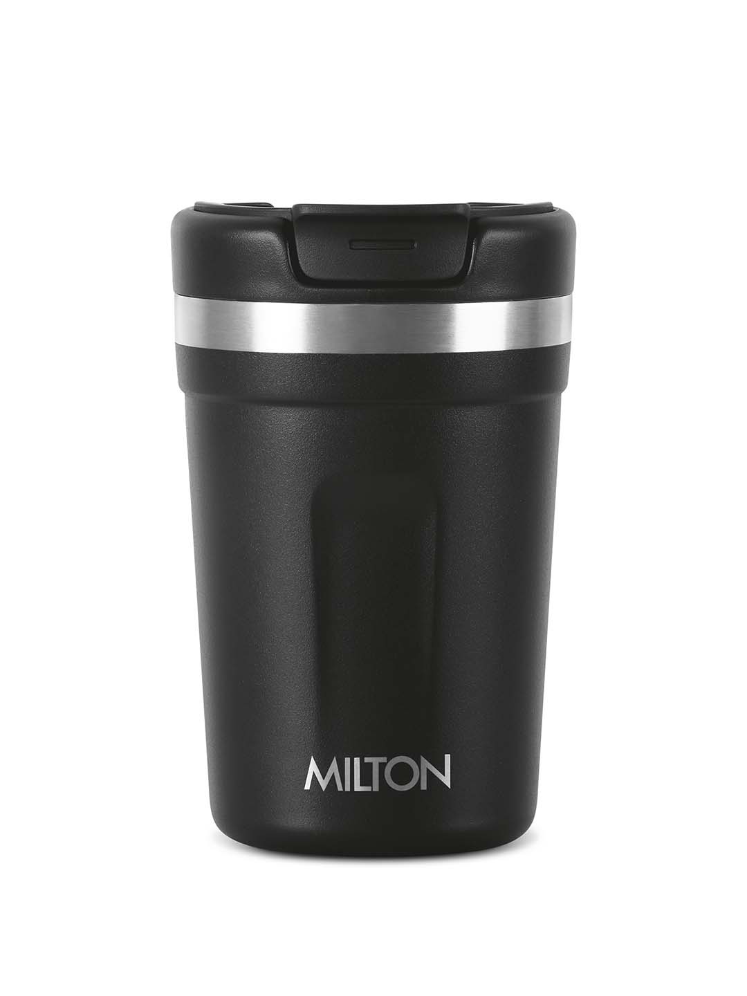 

Milton Corral 350 Black Thermosteel Insulated Leak Proof Matte Coffee Mug - 290 ML