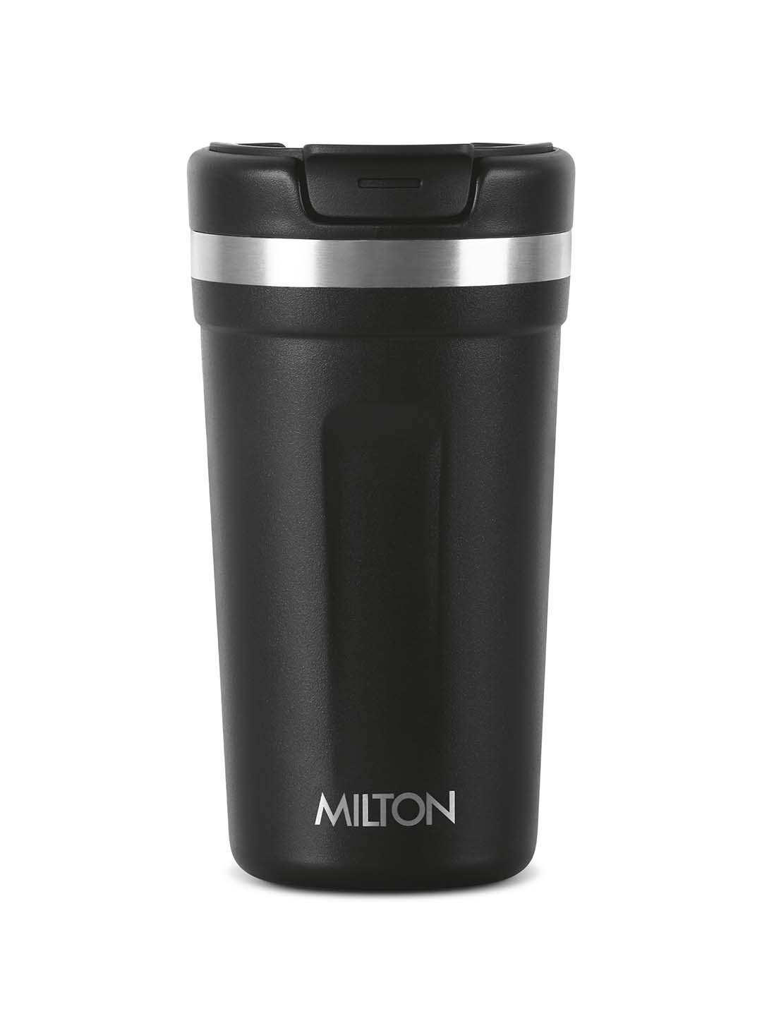 

Milton Corral 450 Black Thermosteel Insulated Leak Proof Matte Coffee Mug - 400 ML