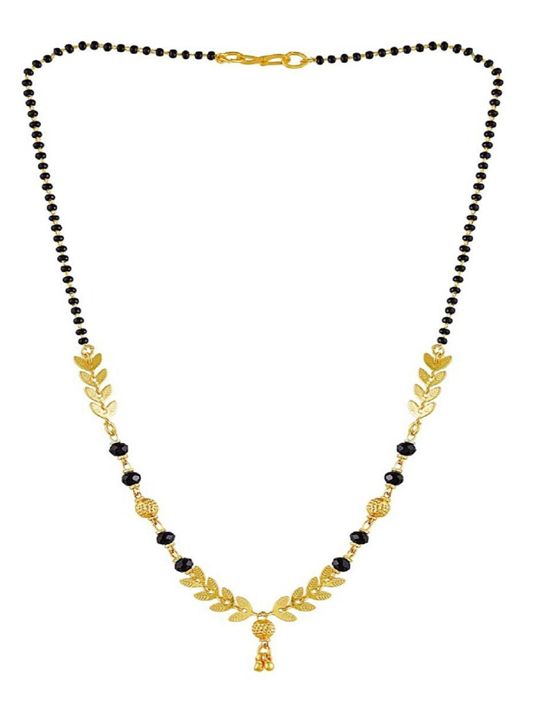 

JEWEL WORLD Gold-Plated Beaded Mangalsutra