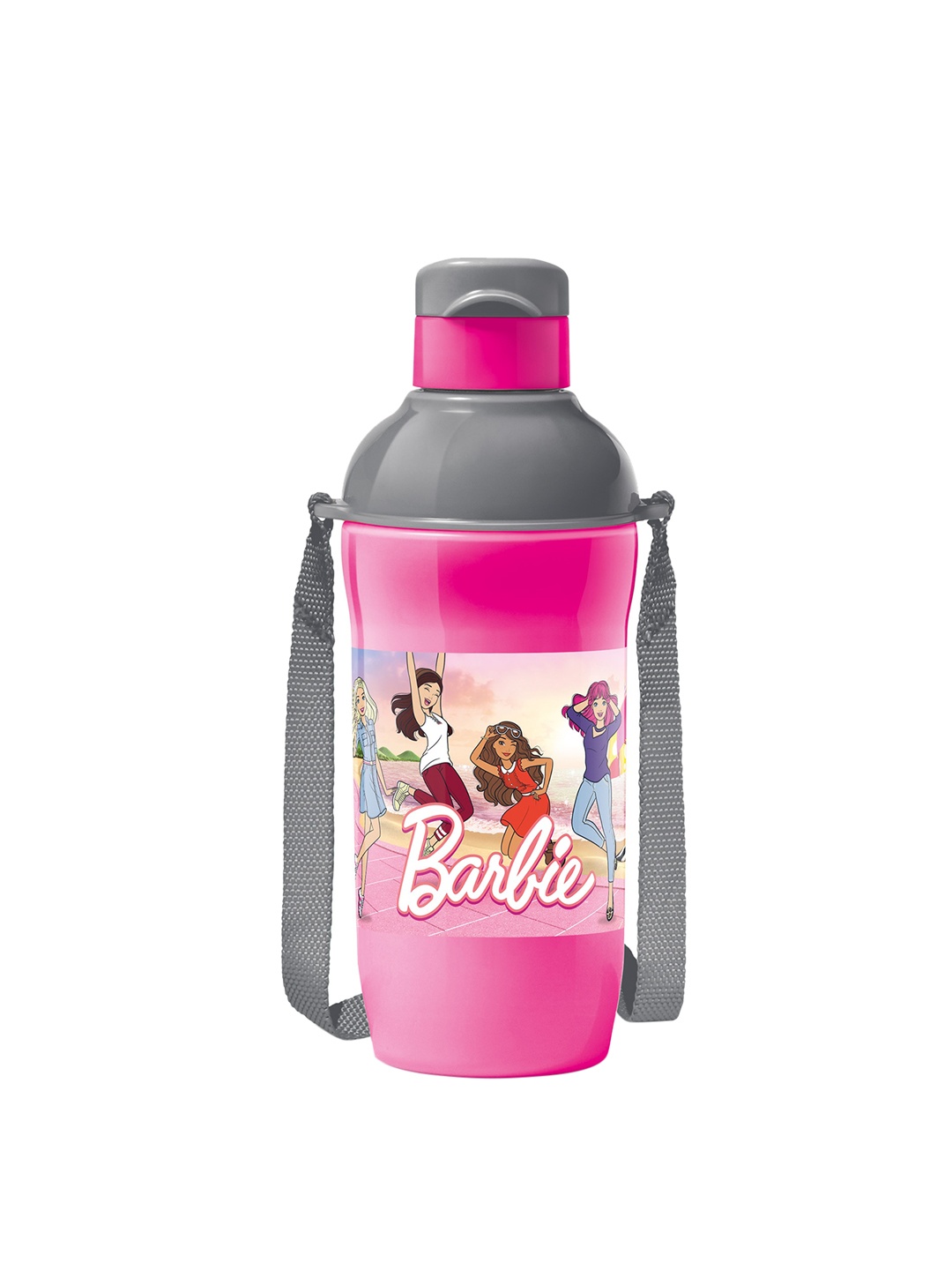 

Milton Cherry Pink & Grey Steel Barbie 400 Pink Insulated Inner Steel Water Bottle 390 ML