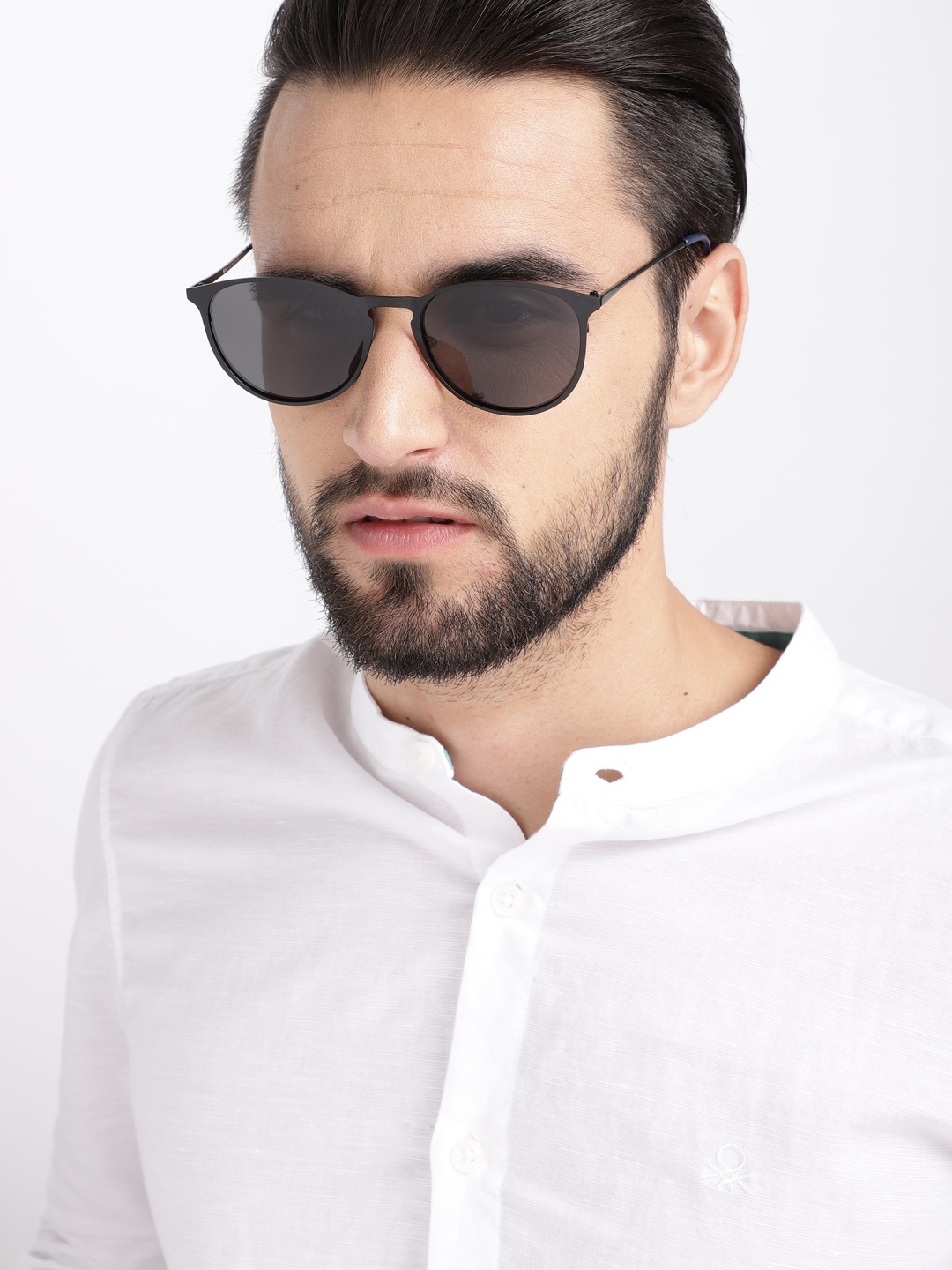 

Mast & Harbour Unisex Oval Sunglasses MFB-PN-PS-B0341, Grey