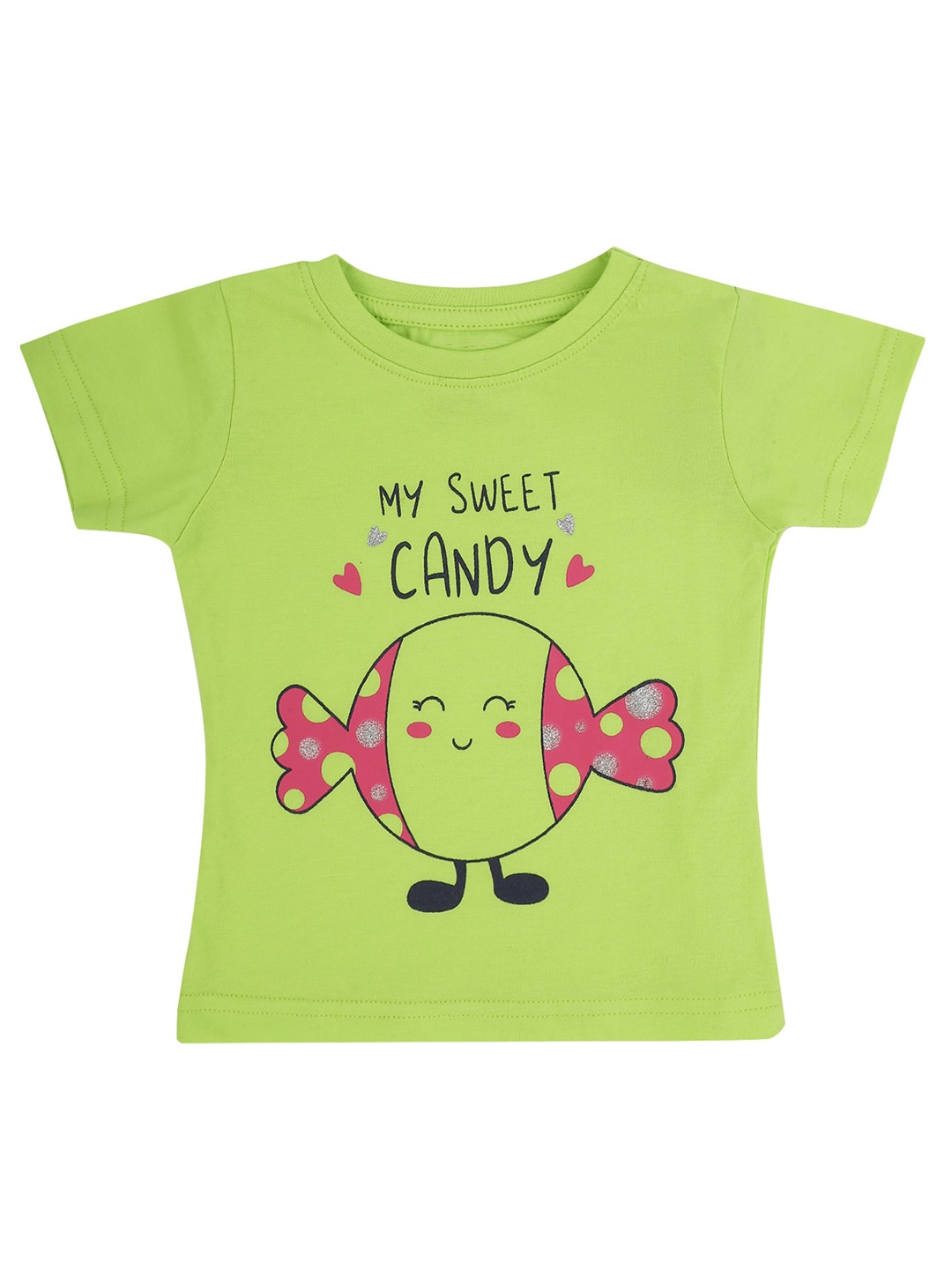 

Bodycare Girls Graphic Printed Cotton Regular T-shirt, Sea green