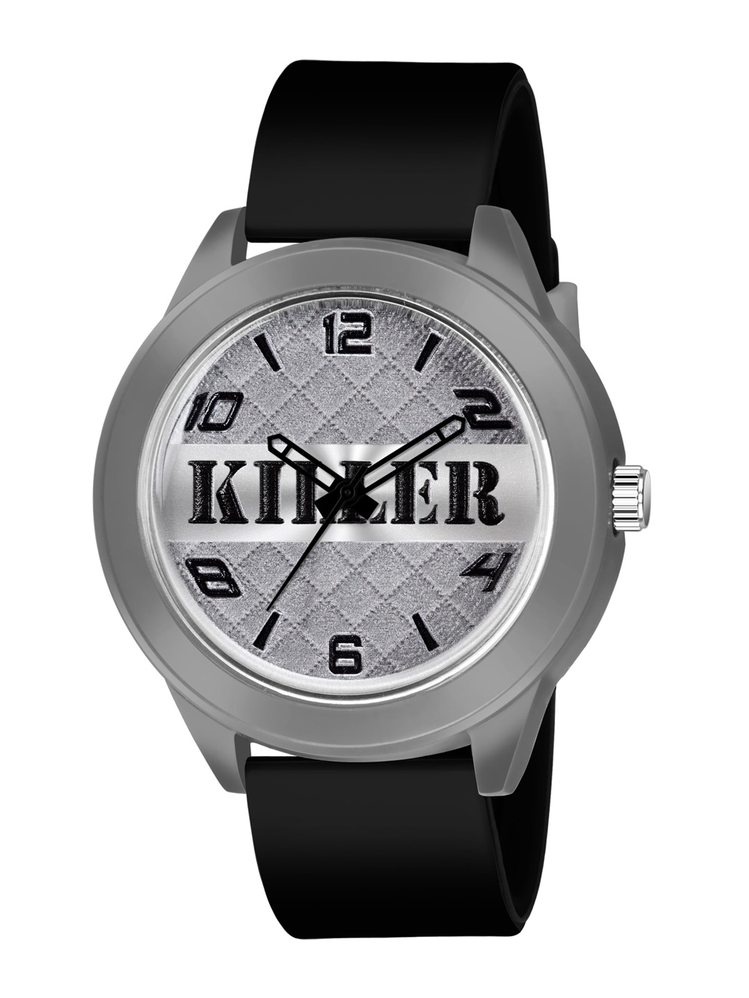 

Killer Men Brass Printed Dial & Straps Analogue Watch KL-9606, Grey