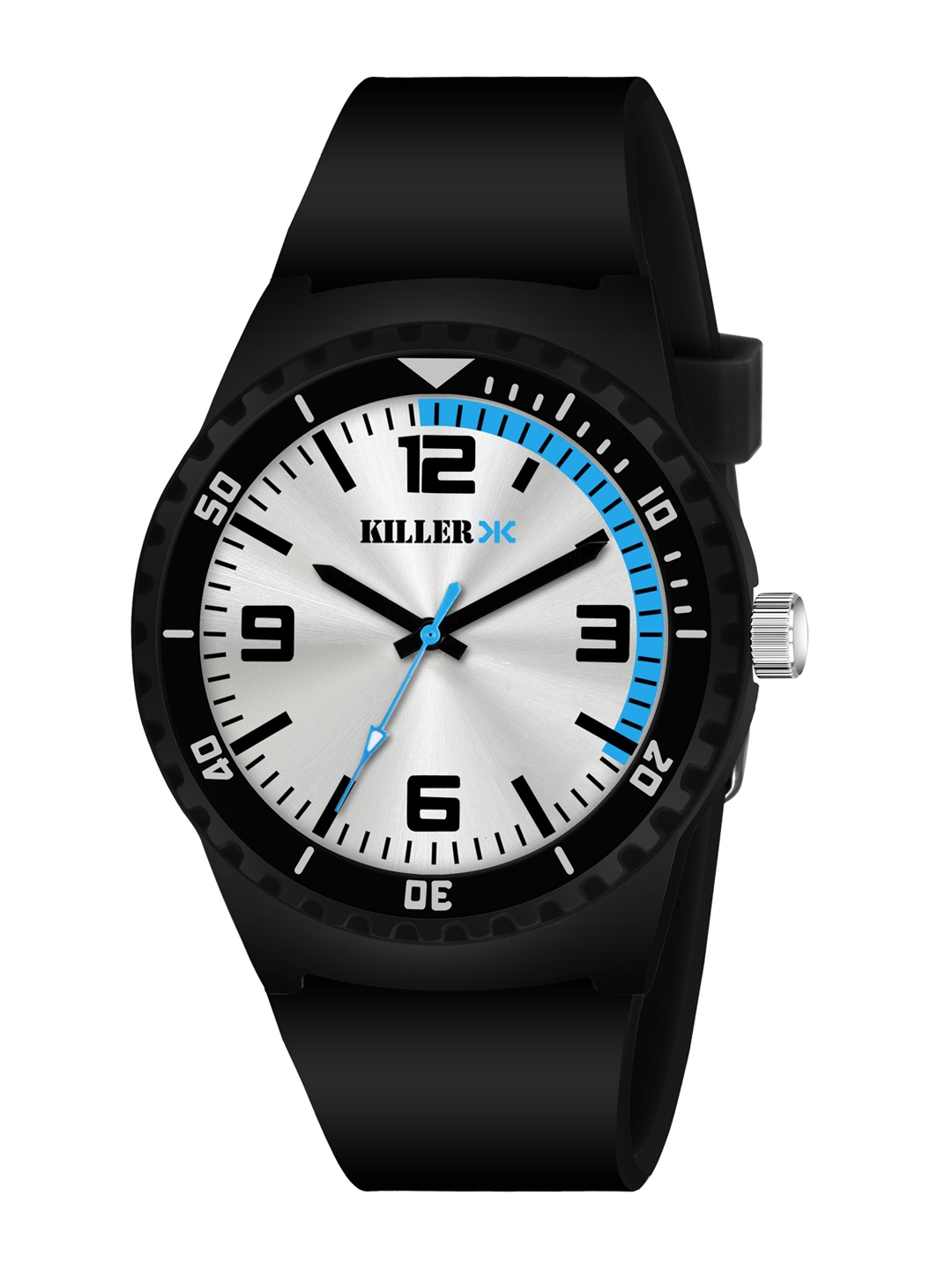 

Killer Men Brass Printed Dial & Straps Analogue Watch KL-9612-BLUE, White