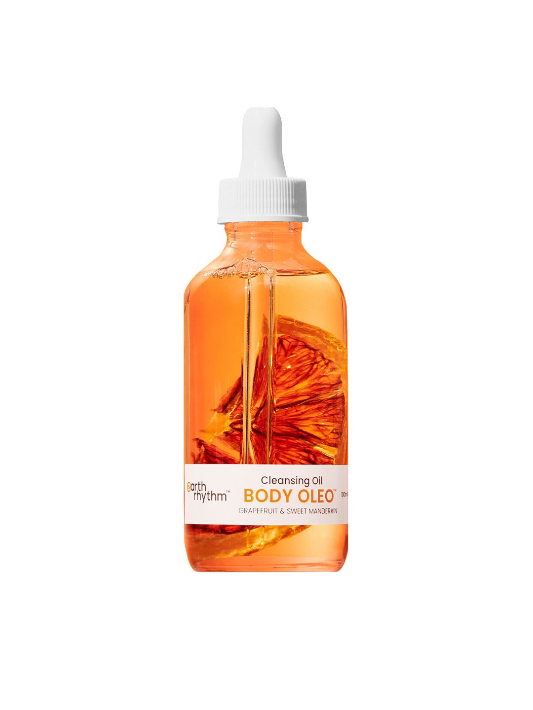 

Earth Rhythm Grapefruit & Sweet Mandarin Body Oleo Cleansing Oil - 100 ml, Orange
