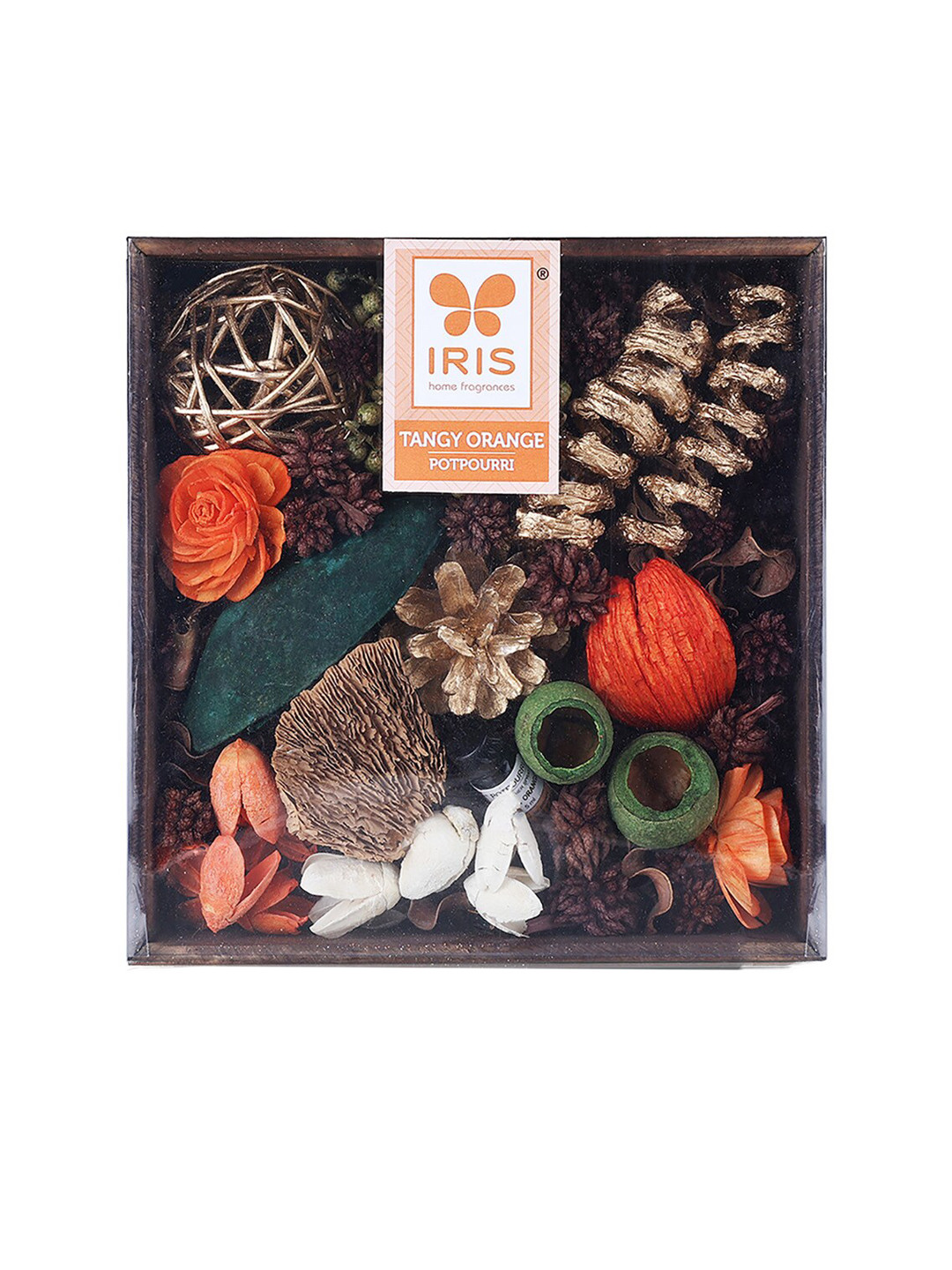 

Iris Brown Tangy Orange Potpourri In A Wooden Box 335g