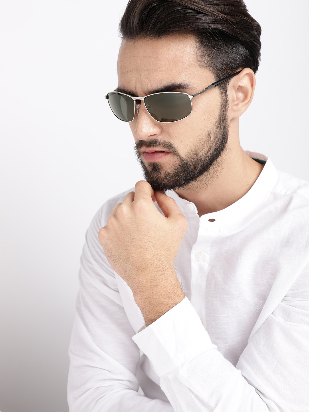 

Roadster Men Rectangle Sunglasses MFB-PN-PS-B0025, Grey