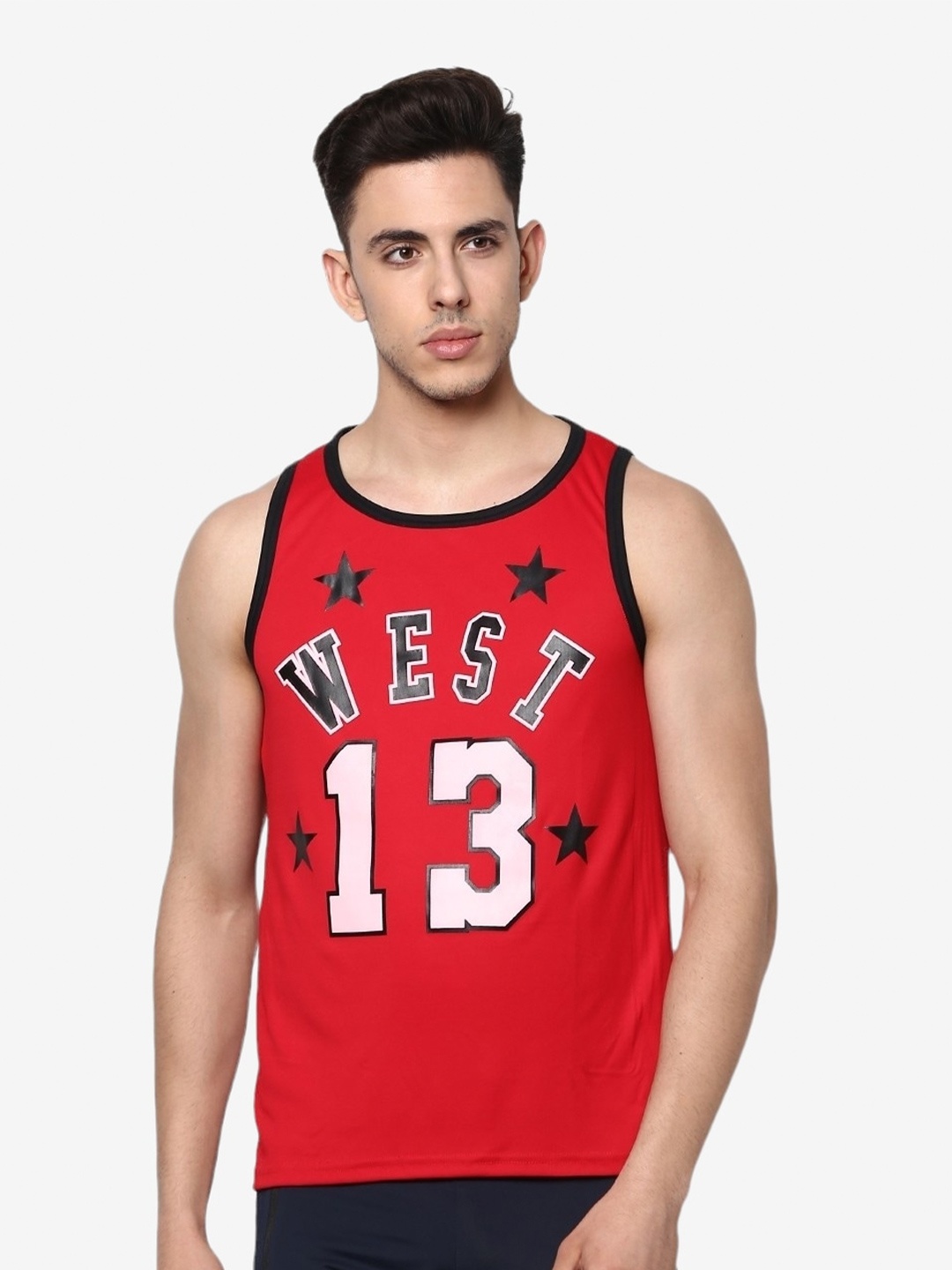 

Alan Jones Typography Printed Sports T-shirt, Red