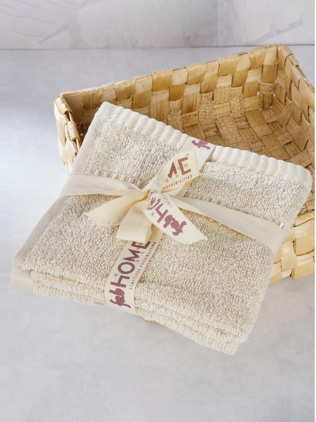 

Fabindia Ayan Off-White 2 Pieces Cotton Face Towel