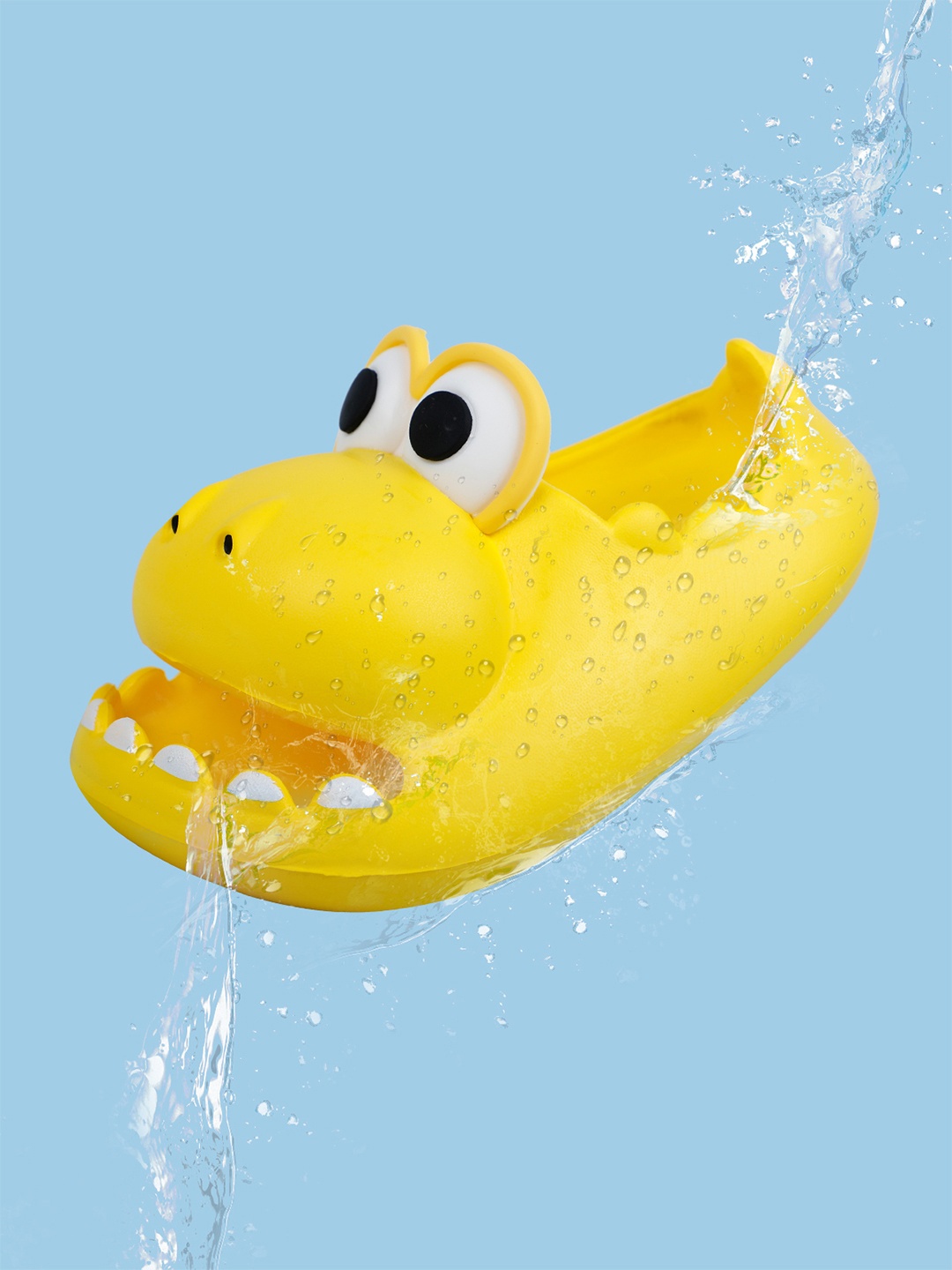

Baby Moo Kids Crocodile Waterproof & Anti-Skid Sliders, Yellow