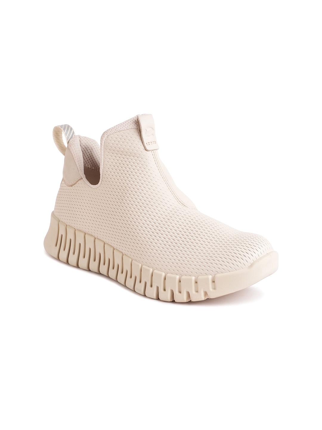 

ECCO Women Gruuv Leather Slip-On Sneakers, Off white