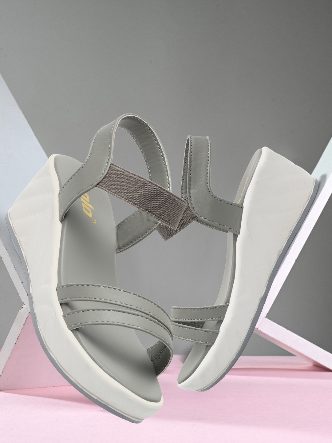 

Colo Wedge Heels With Backstrap, Grey