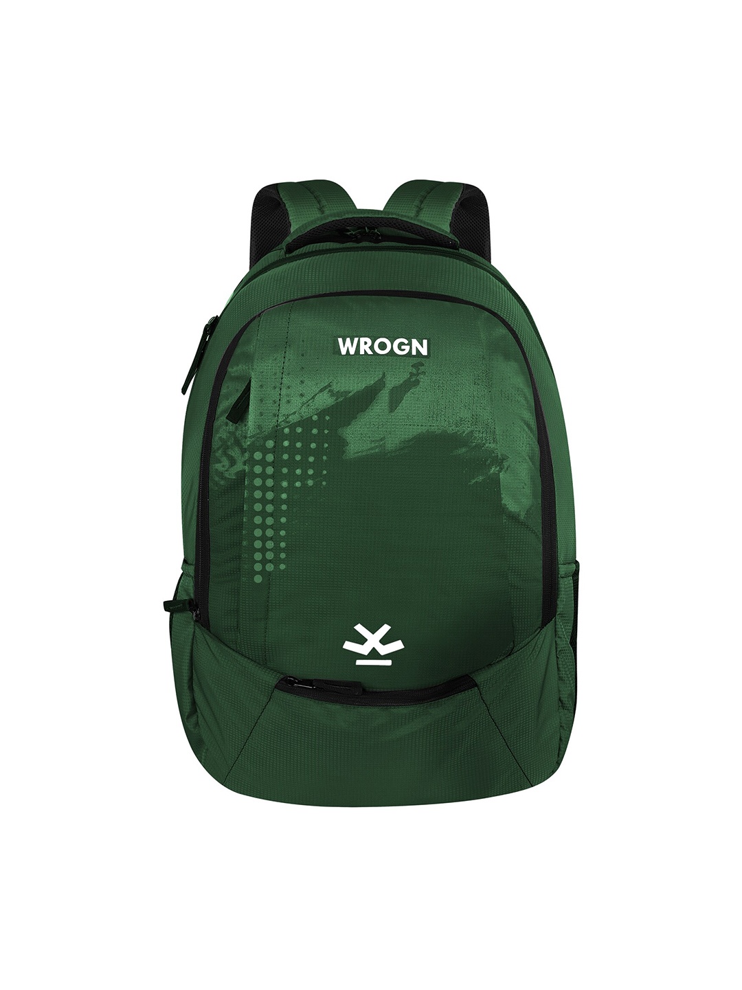 

WROGN Unisex Light Weight Backpack with Reflective Strip, Olive