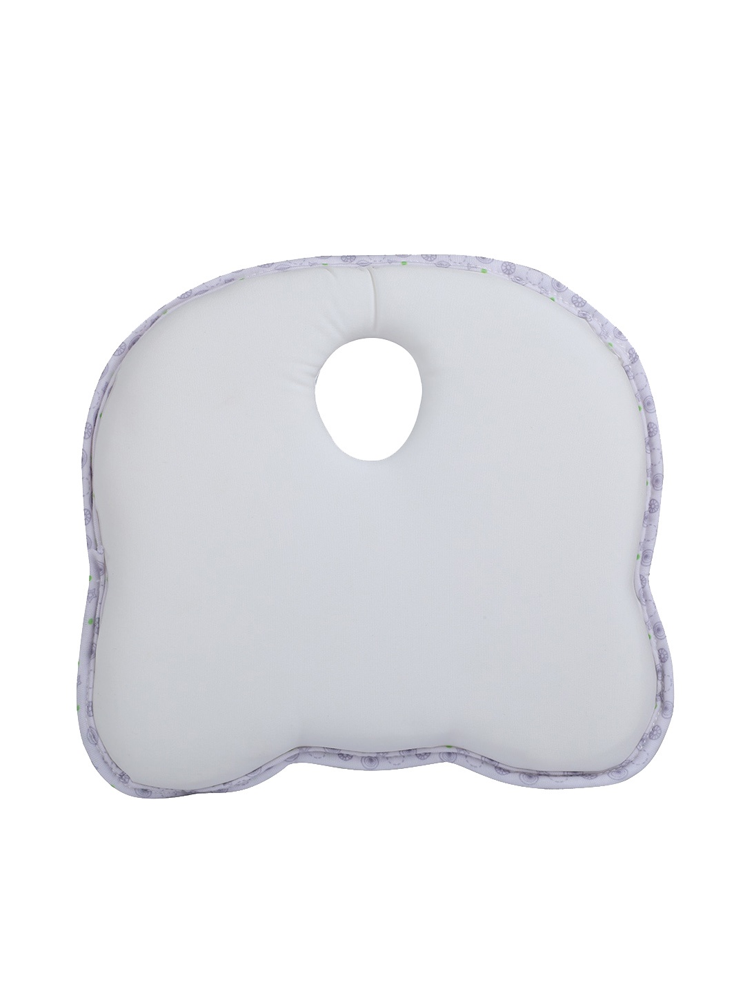 

Baby Moo Infants Grey Cotton Sleeping Pillow, White