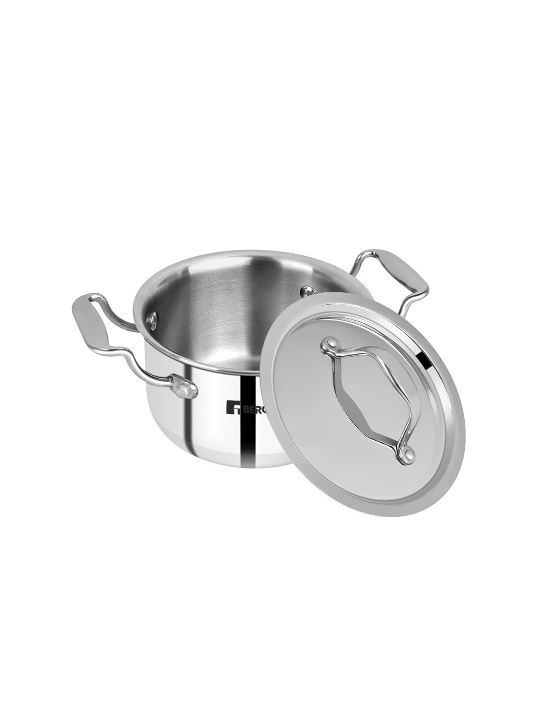 

Bergner Argent Junior Chef TriPly Stainless Steel Induction Bottom 18 cm (2 L) Casserole