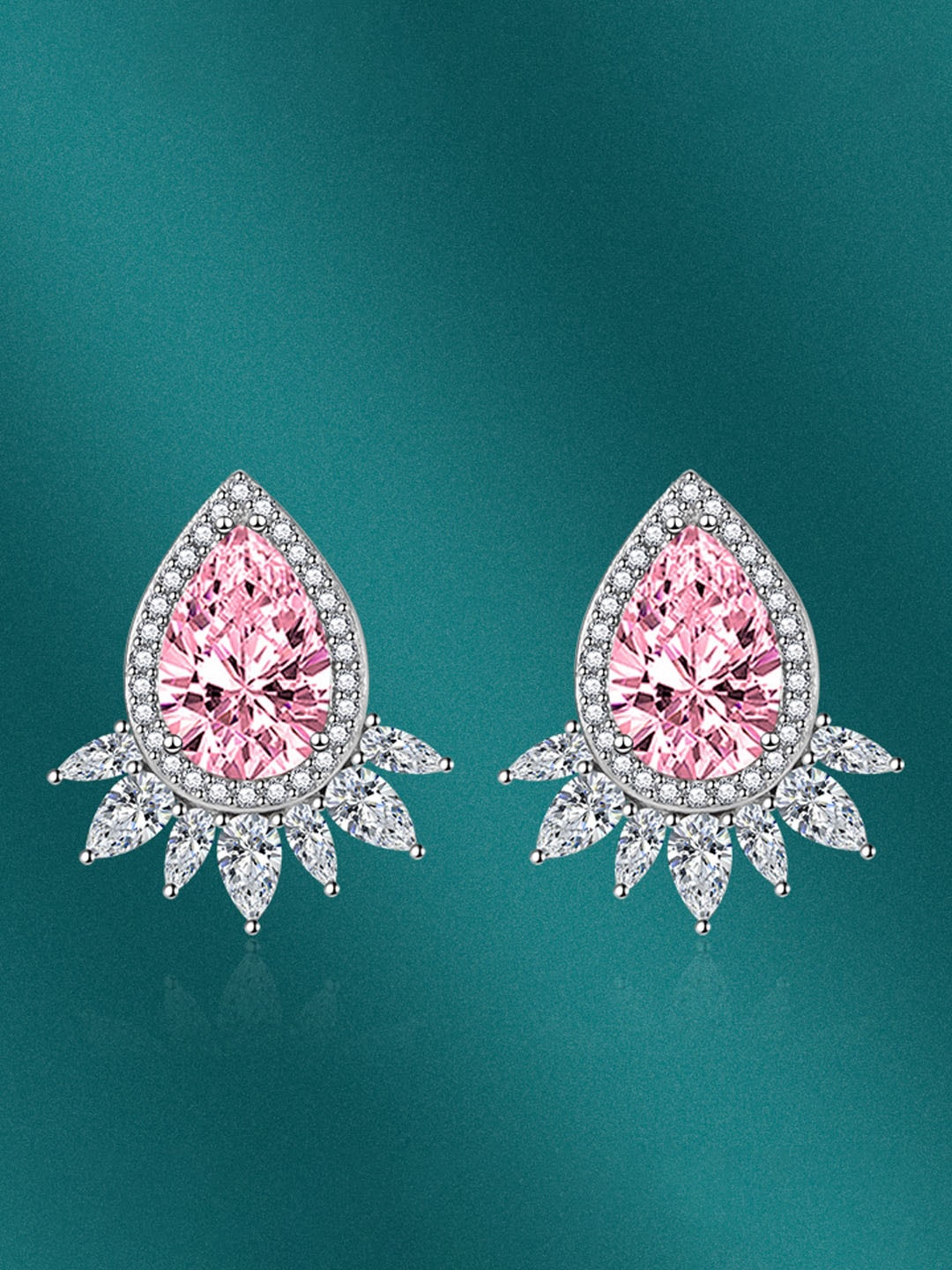 

Designs & You Silver-Plated Contemporary Drop Earrings