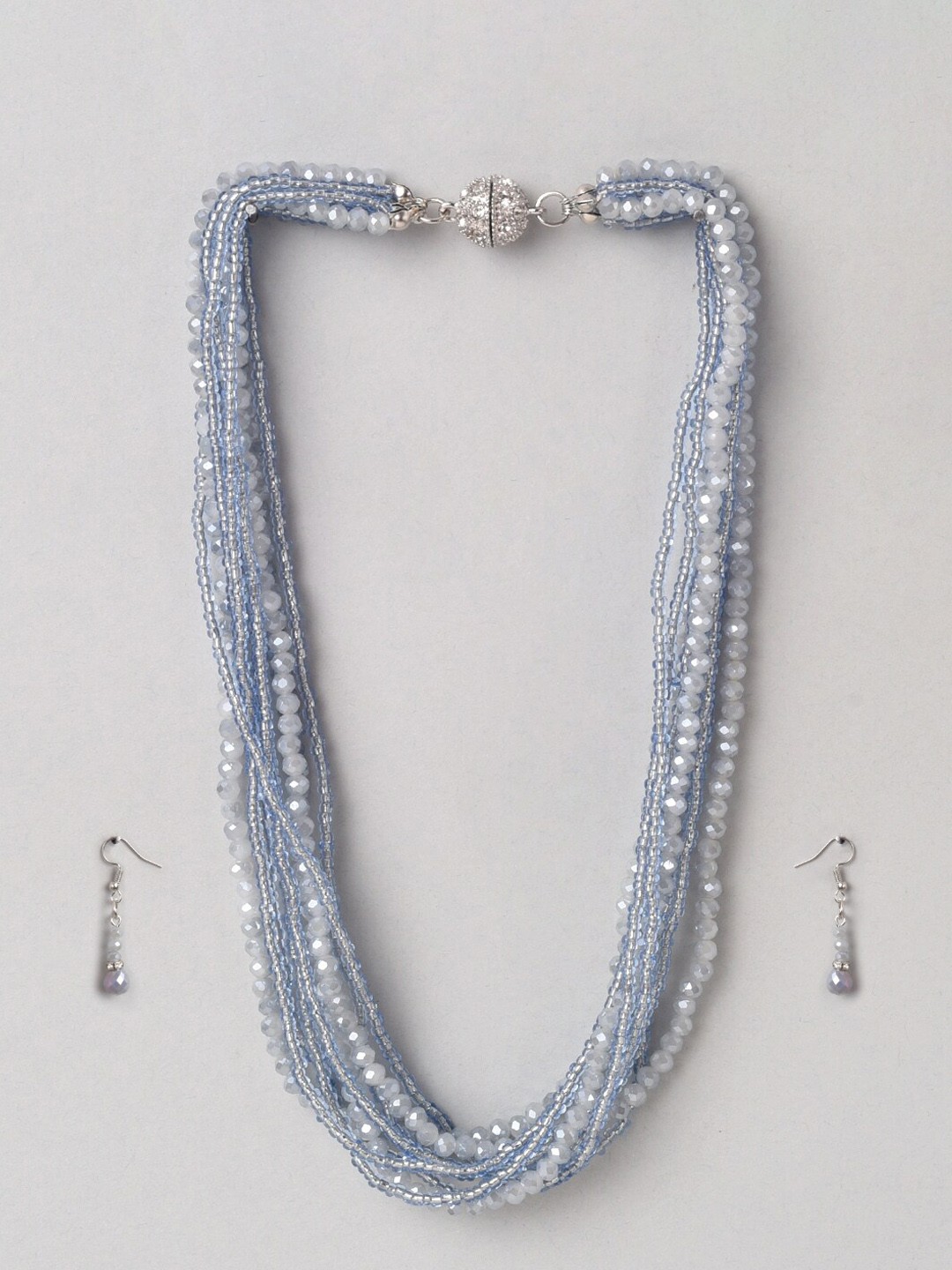 

phuljhadi Silver-Plated Layered Jewellery Set