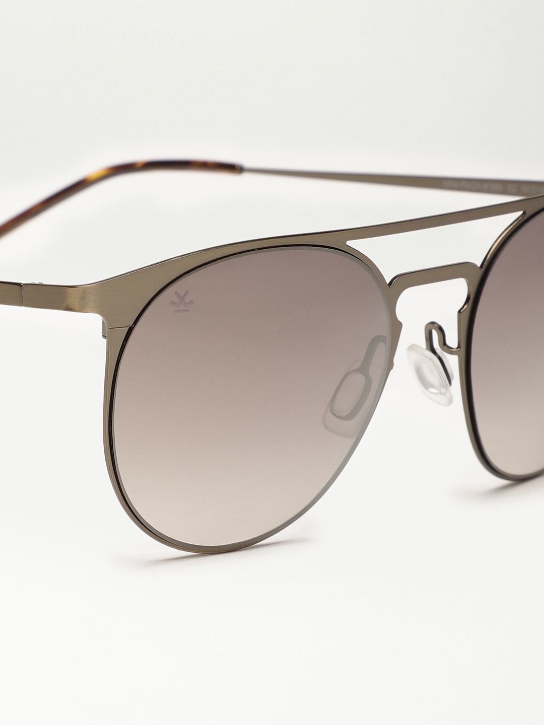 

WROGN Unisex Round Sunglasses, Brown