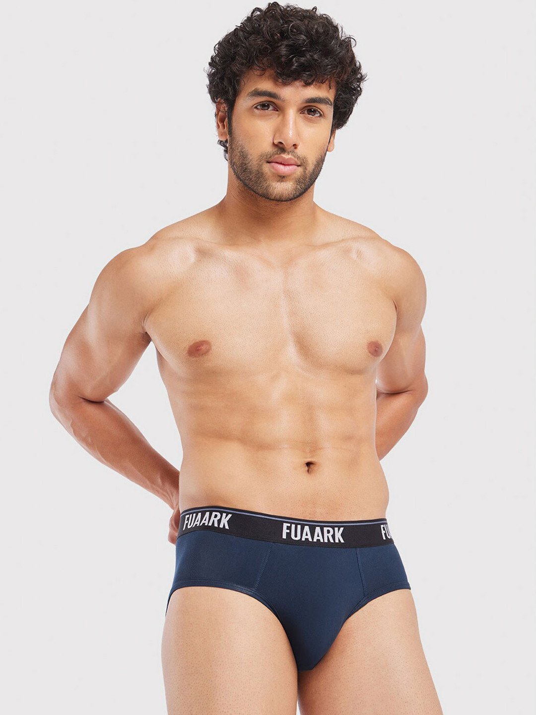 

FUAARK Ultra Soft Anti Microbial Basic Briefs FUSMBrN-S, Navy blue