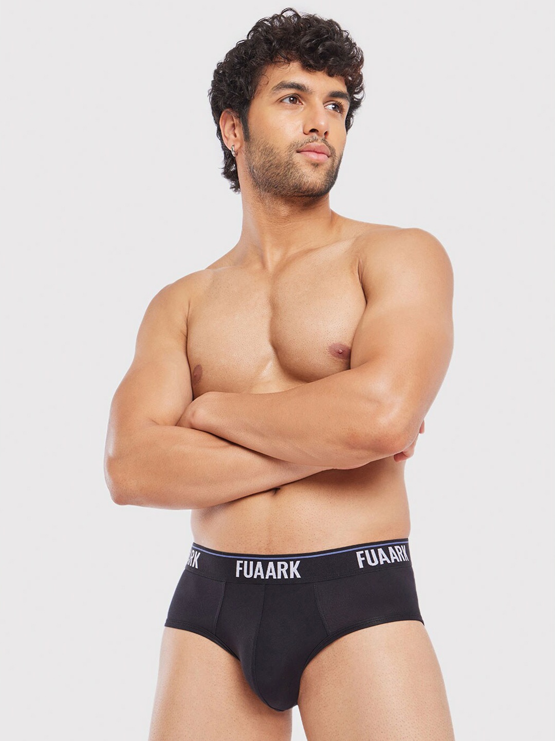 

FUAARK Ultra Soft Anti Microbial Basic Briefs FUSMBr-BLK-S, Black