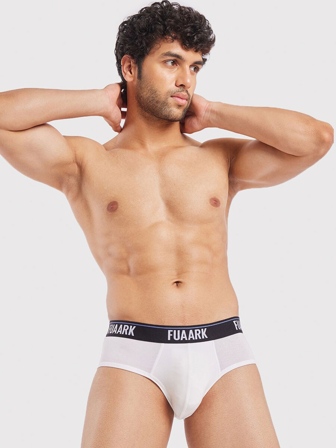 

FUAARK Ultra Soft Anti Microbial Basic Briefs FUSMBrW-S, White