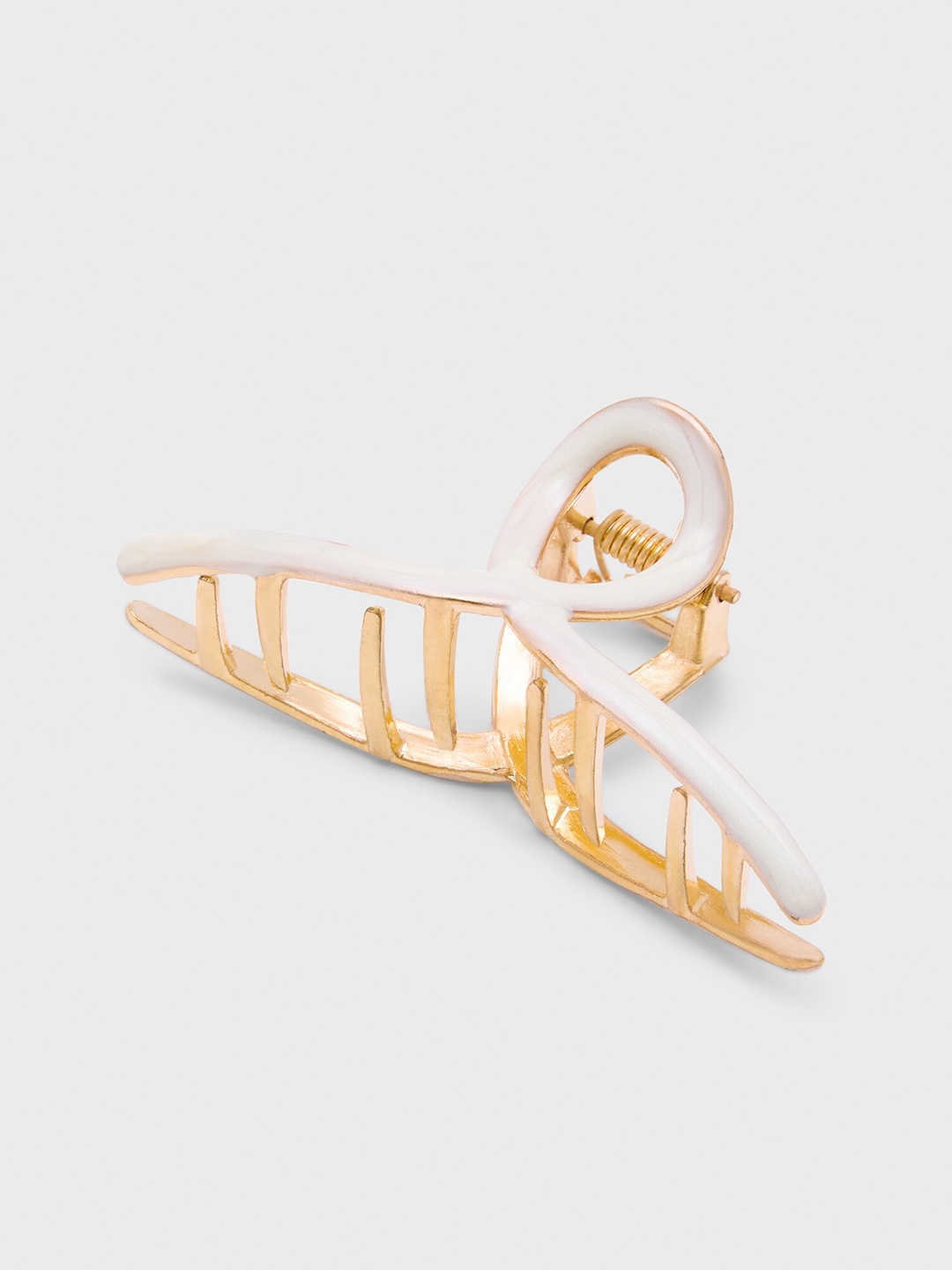 

20Dresses Enamel Everyday Hair Claw Clip, White