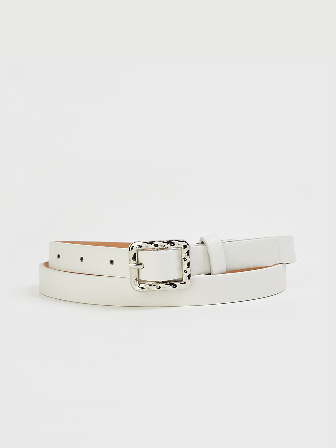 

Ginger by Lifestyle Women Synthetic Belt, White