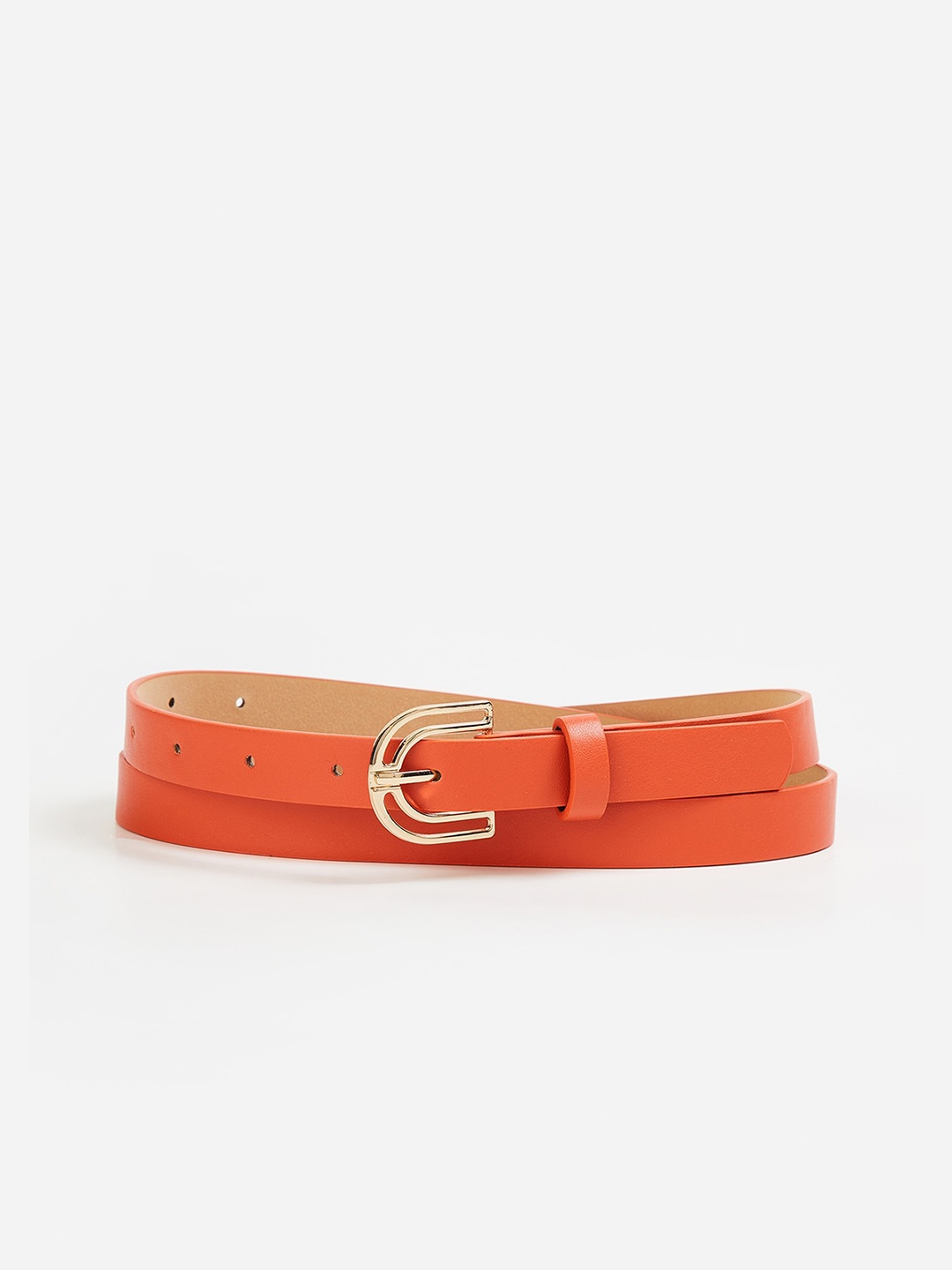 

Ginger by Lifestyle Women Synthetic Belt, Orange