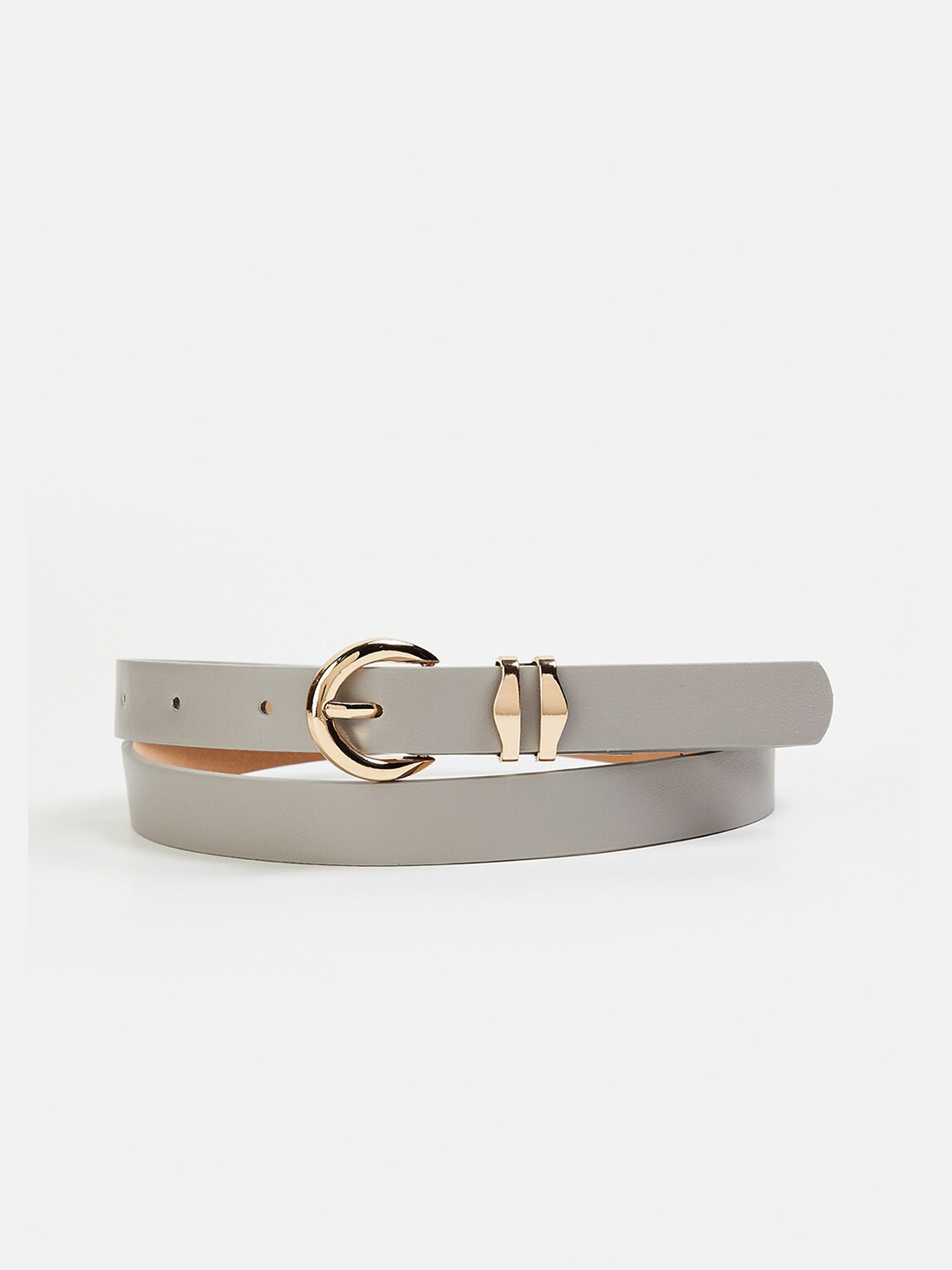 

Ginger by Lifestyle Women Slim Belt, Grey