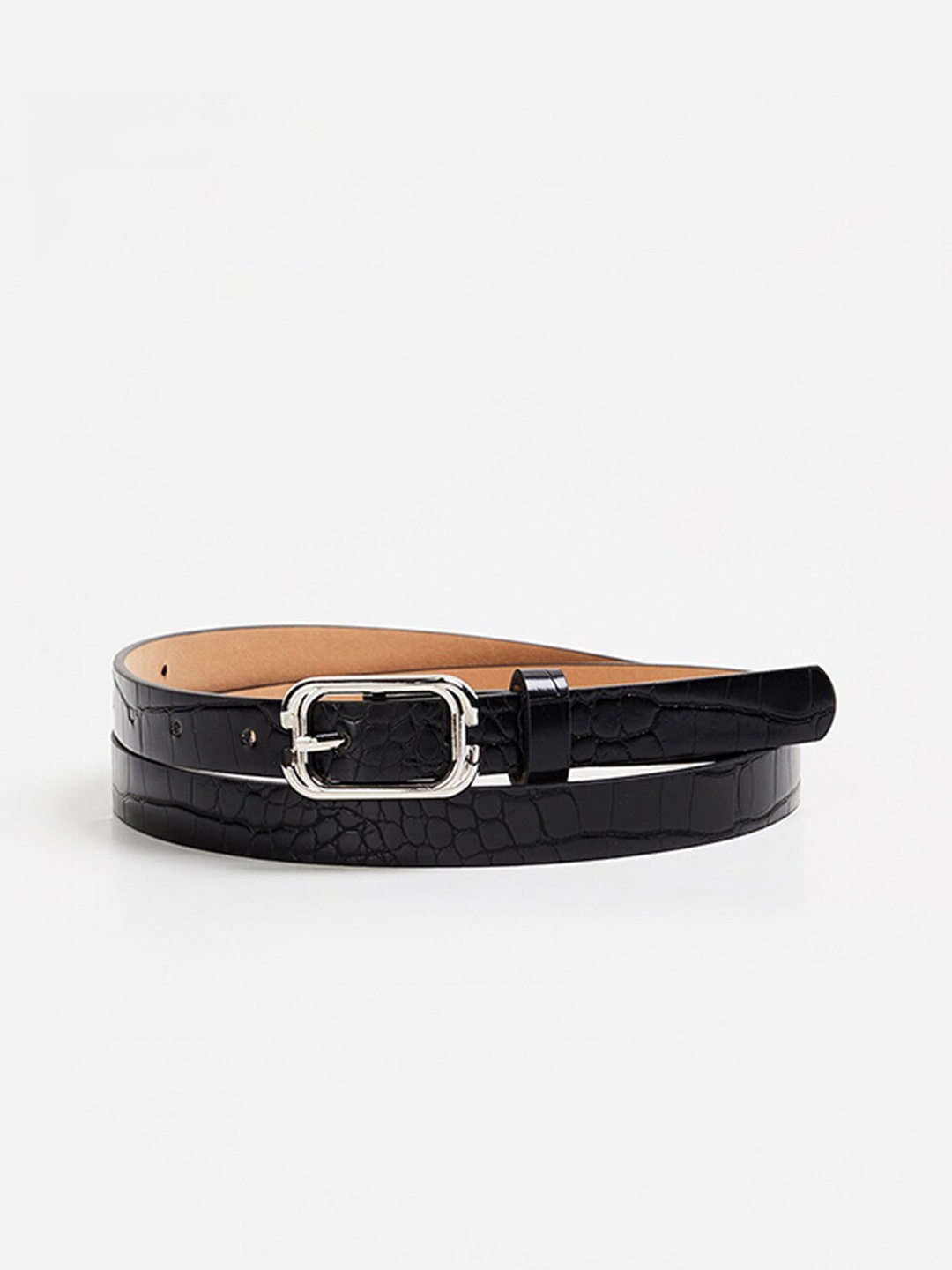 

Ginger by Lifestyle Women Slim Belt, Black