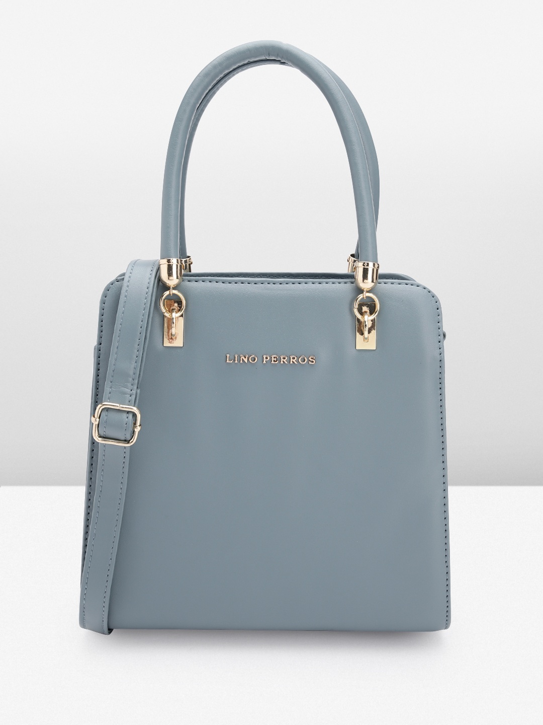 

Lino Perros Women Structured Handheld Bag, Blue