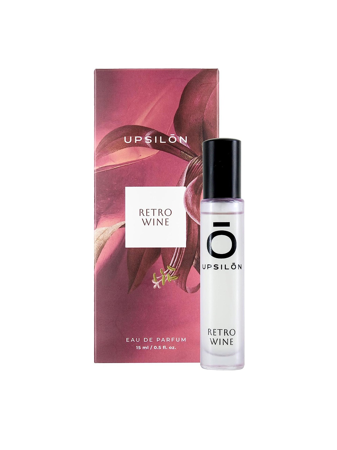 

UPSILON Women Retro Wine Long Lasting Eau De Parfum - 15 ml, Burgundy