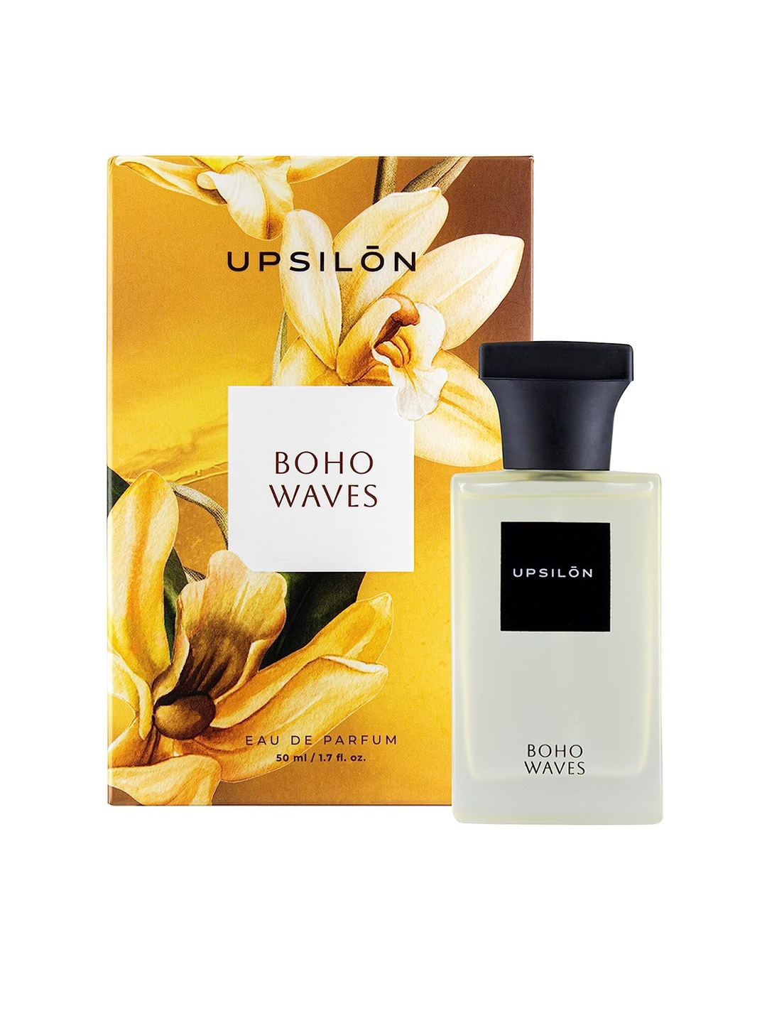 

UPSILON Women Boho Waves Long Lasting Eau De Parfum - 50 ml, Yellow