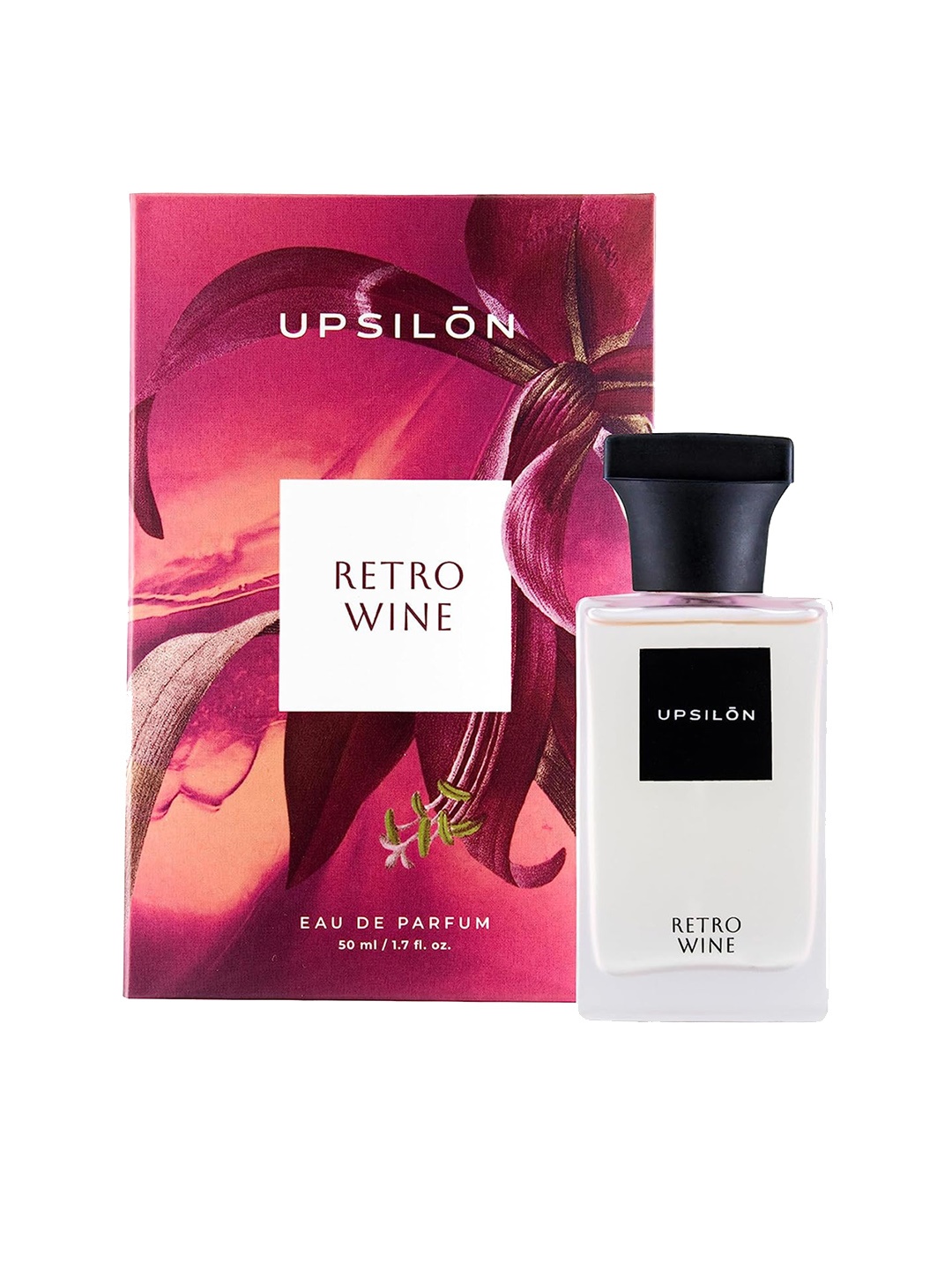 

UPSILON Women Retro Wine Long Lasting Eau De Parfum - 50 ml, Burgundy