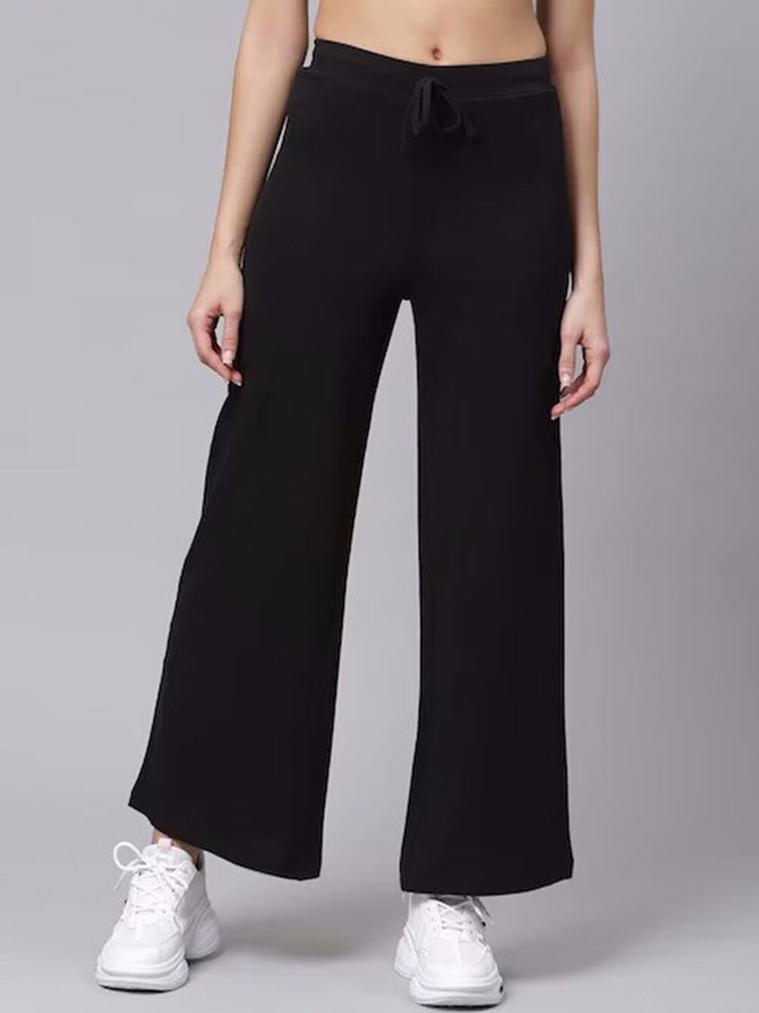 

COLOR CAPITAL Women Relaxed Fit Track Pants, Black
