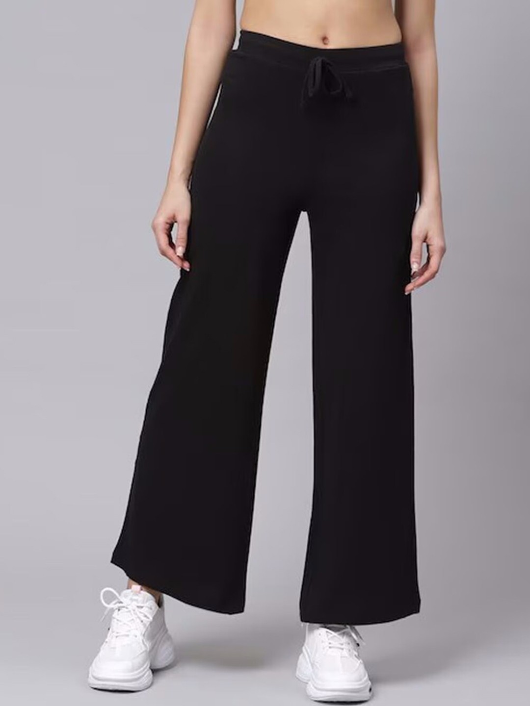 

COLOR CAPITAL Women Relaxed Fit Track Pants, Black
