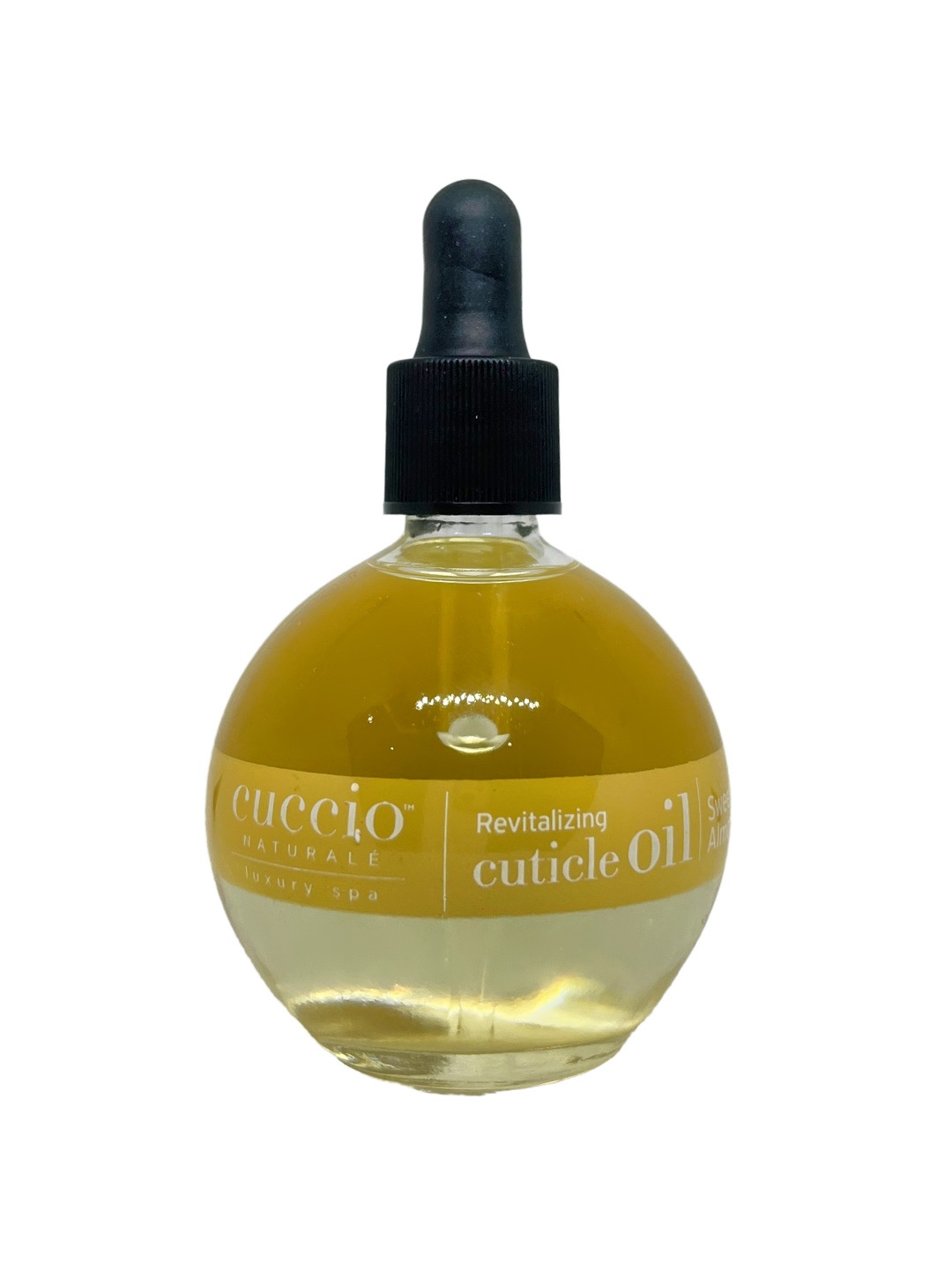 

Cuccio Luxury Spa Cuticle Revitalizing Oil with Sweet Almond - 75 ml, Yellow