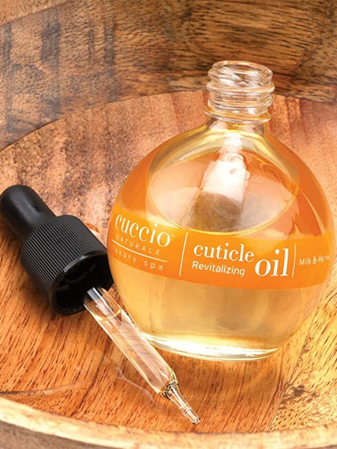 

Cuccio Luxury Spa Cuticle Revitalizing Oil with Milk & Honey - 75 ml, Yellow