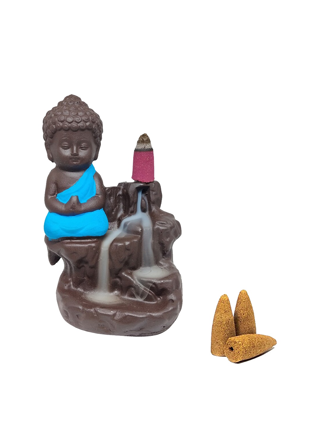 

ZURU BUNCH Brown & Blue Smoke Mahaveer Showpiece