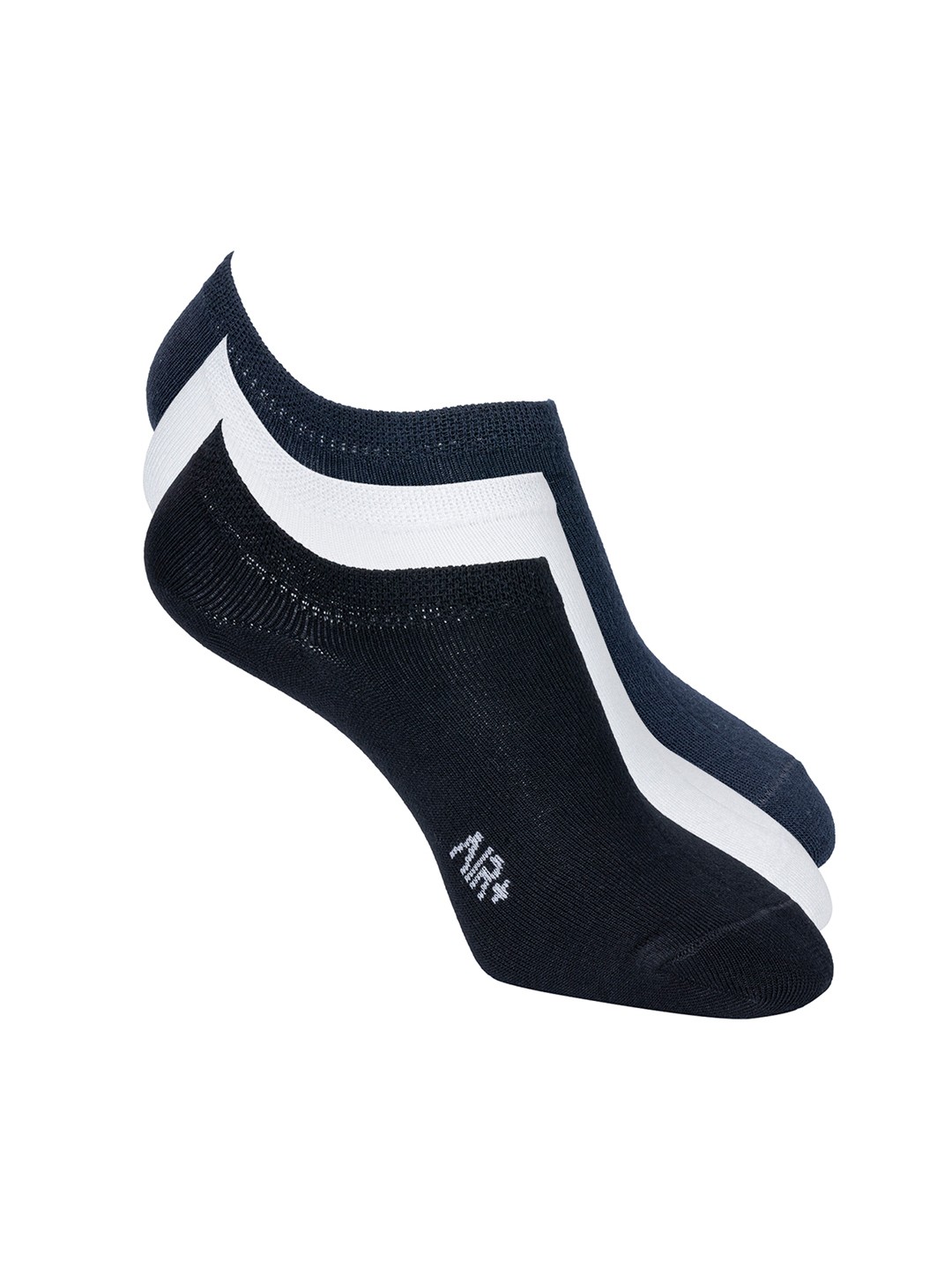 

Red Tape Men Pack Of 3 Printed Detail Shoe Liner Socks, Black