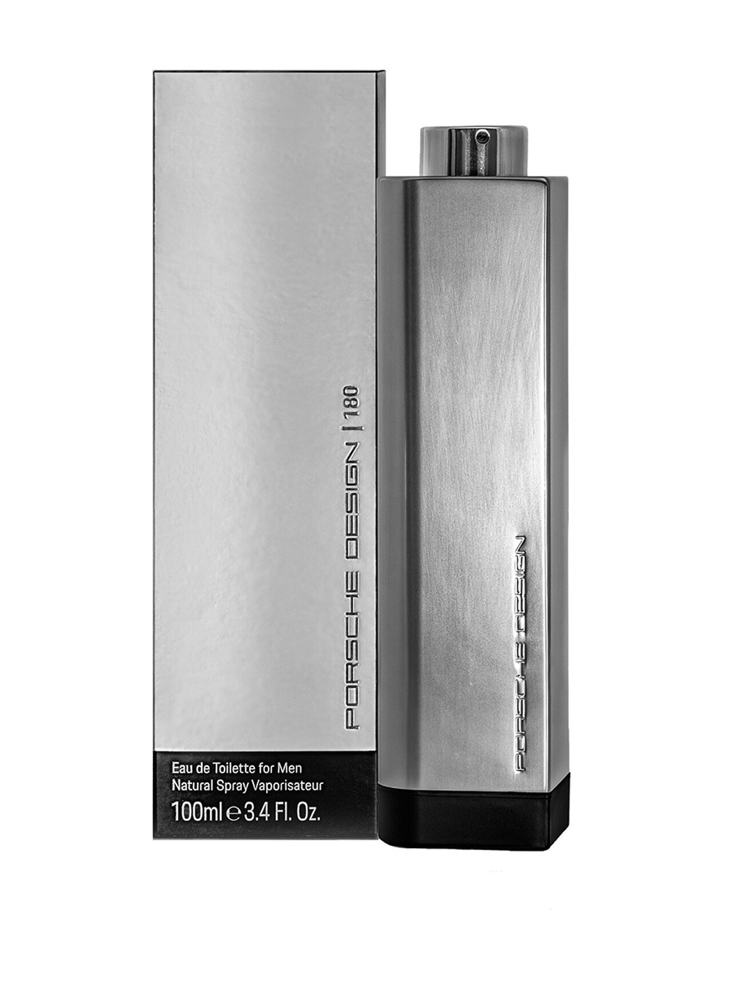 

Porsche Men Design 180 Long Lasting Eau De Toilette Natural Spray - 100 ml, Silver