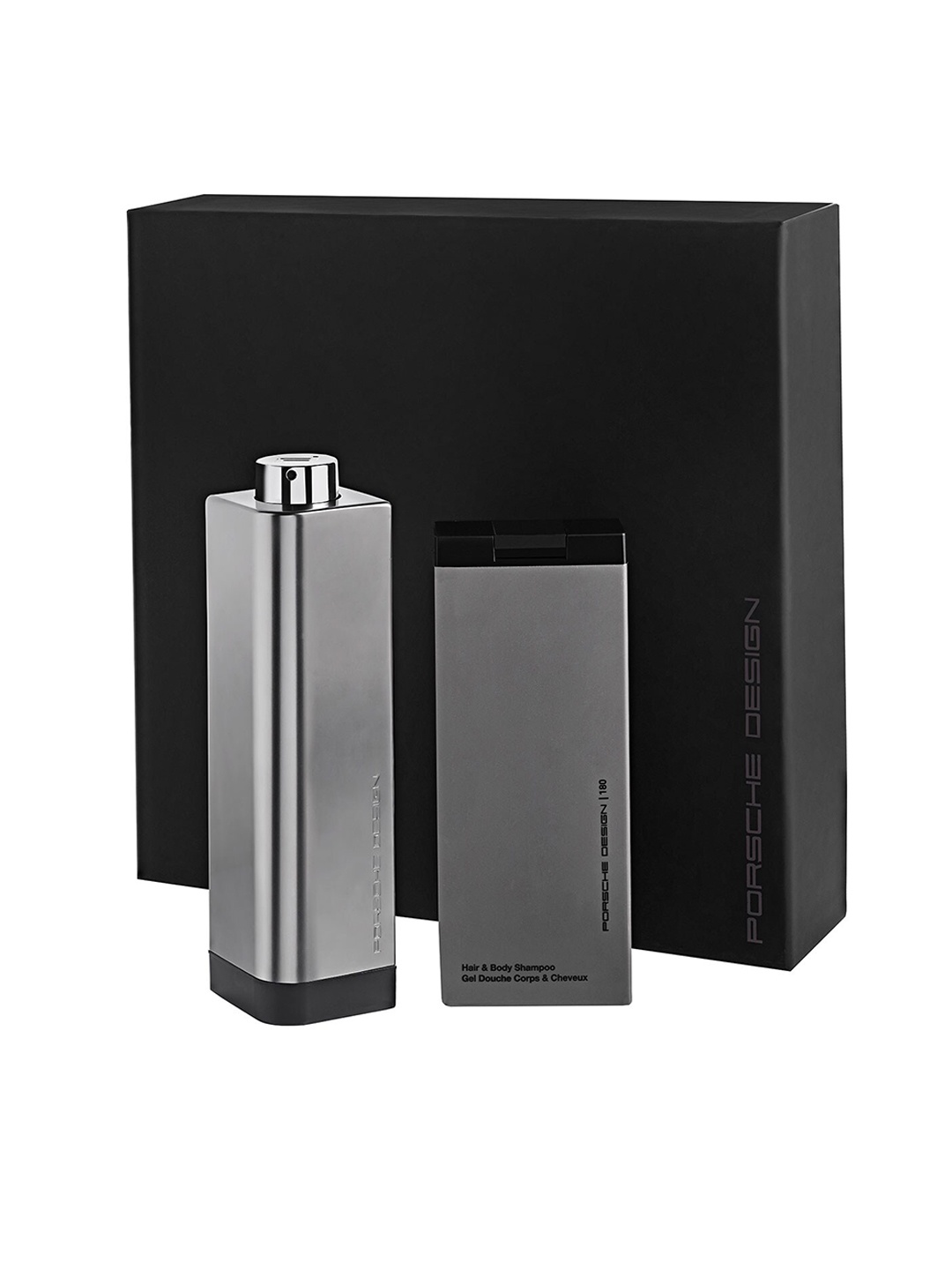 

Porsche Design 180 Set of Eau de Toilette - 100 ml & Hair-Body Shampoo - 200 ml, Silver