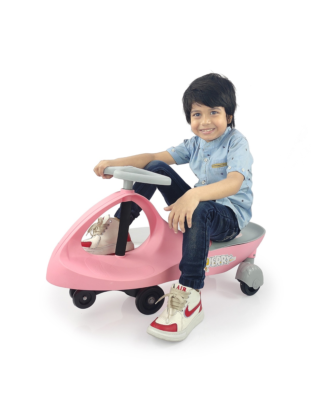 

Dash Magic Swing Car With Scratch Free Wheels, Pink