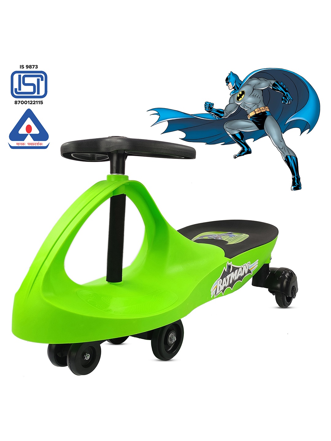

Dash Unisex Kids Green Batman Ride-On Car