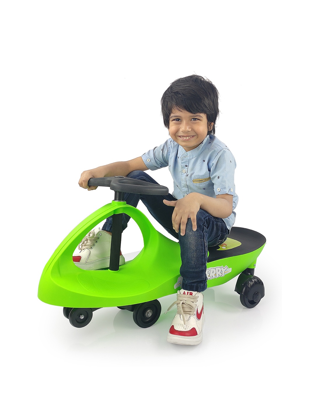 

Dash Magic Swing Car With Scratch Free Wheels, Green